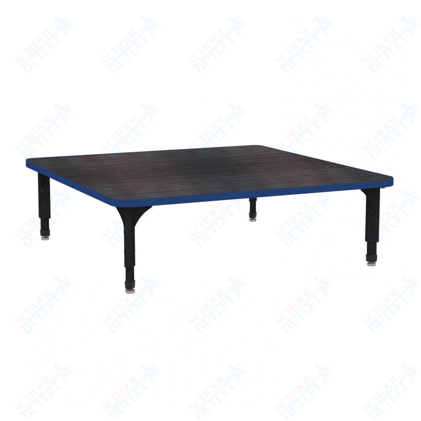 Marco 48" Square Floor Table Adjustable Height 12"-15" (38-2216-MC)
