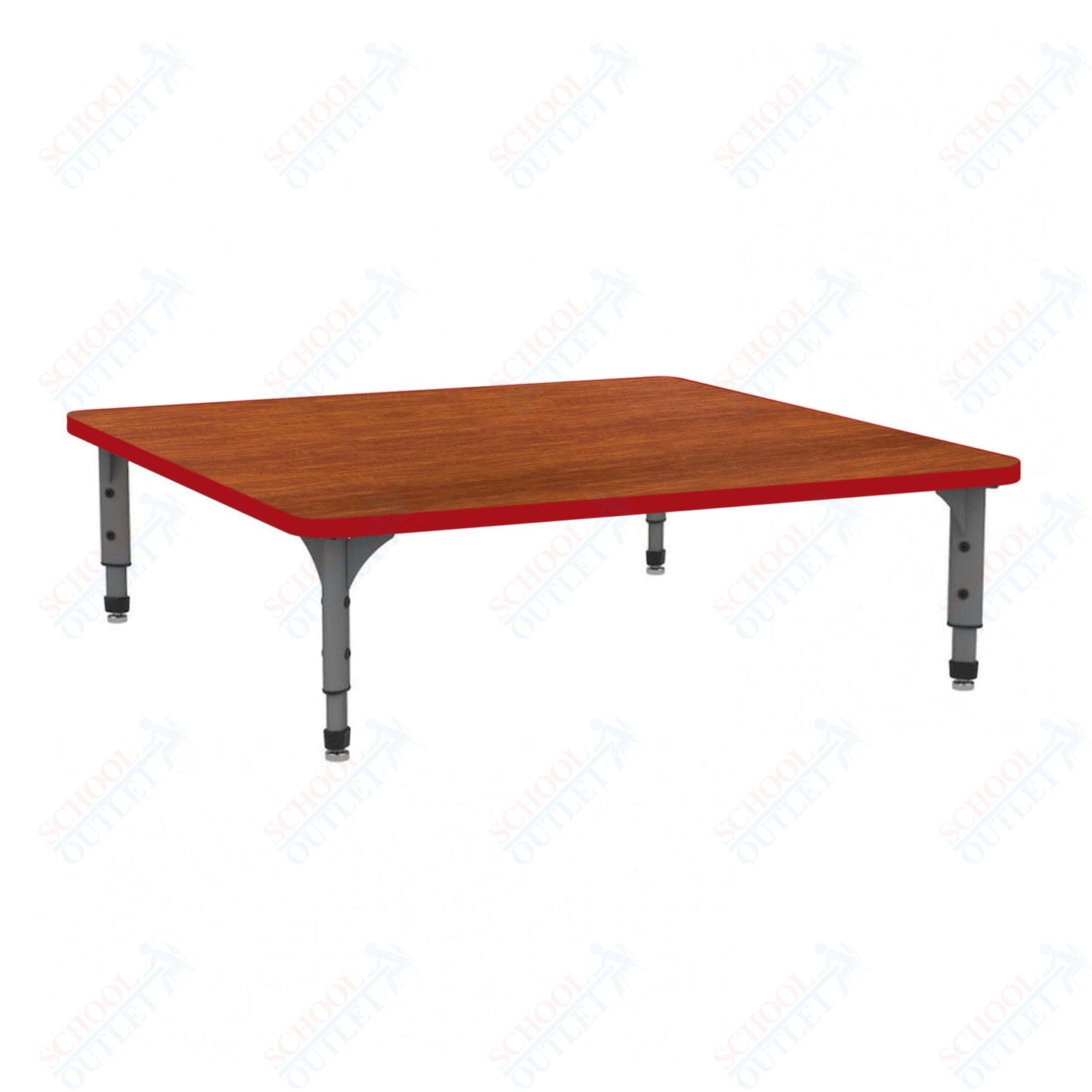 Marco 48" Square Floor Table Adjustable Height 12"-15" (38-2216-MC)