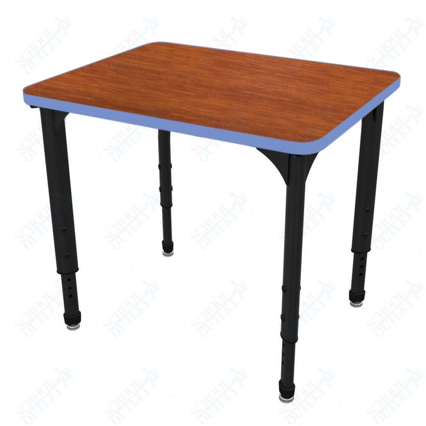 Marco Apex Series Rectangle Preschool Collaborative Desk 20" x 36" Adjustable Height 17"-24" (38-2220-MB)