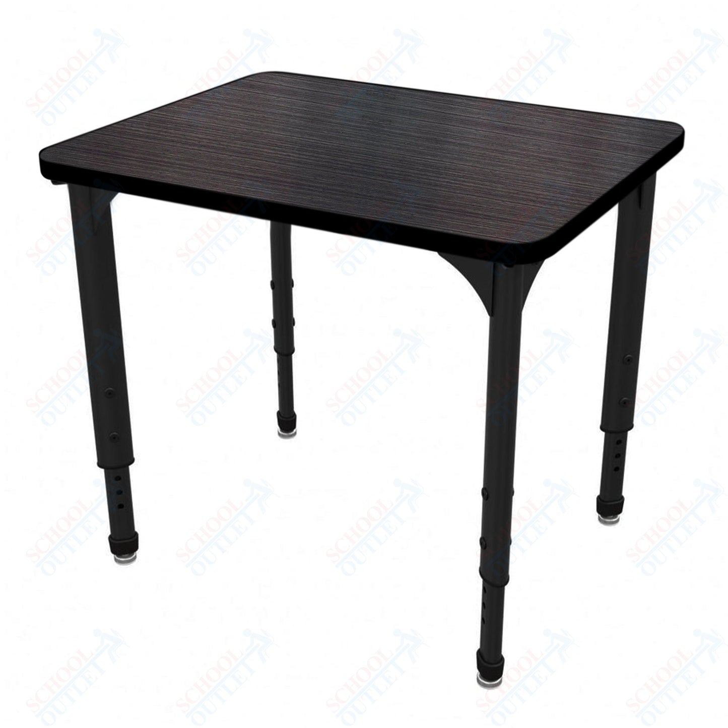 Marco Apex Series Rectangle Preschool Collaborative Desk 20" x 36" Adjustable Height 17"-24" (38-2220-MB)