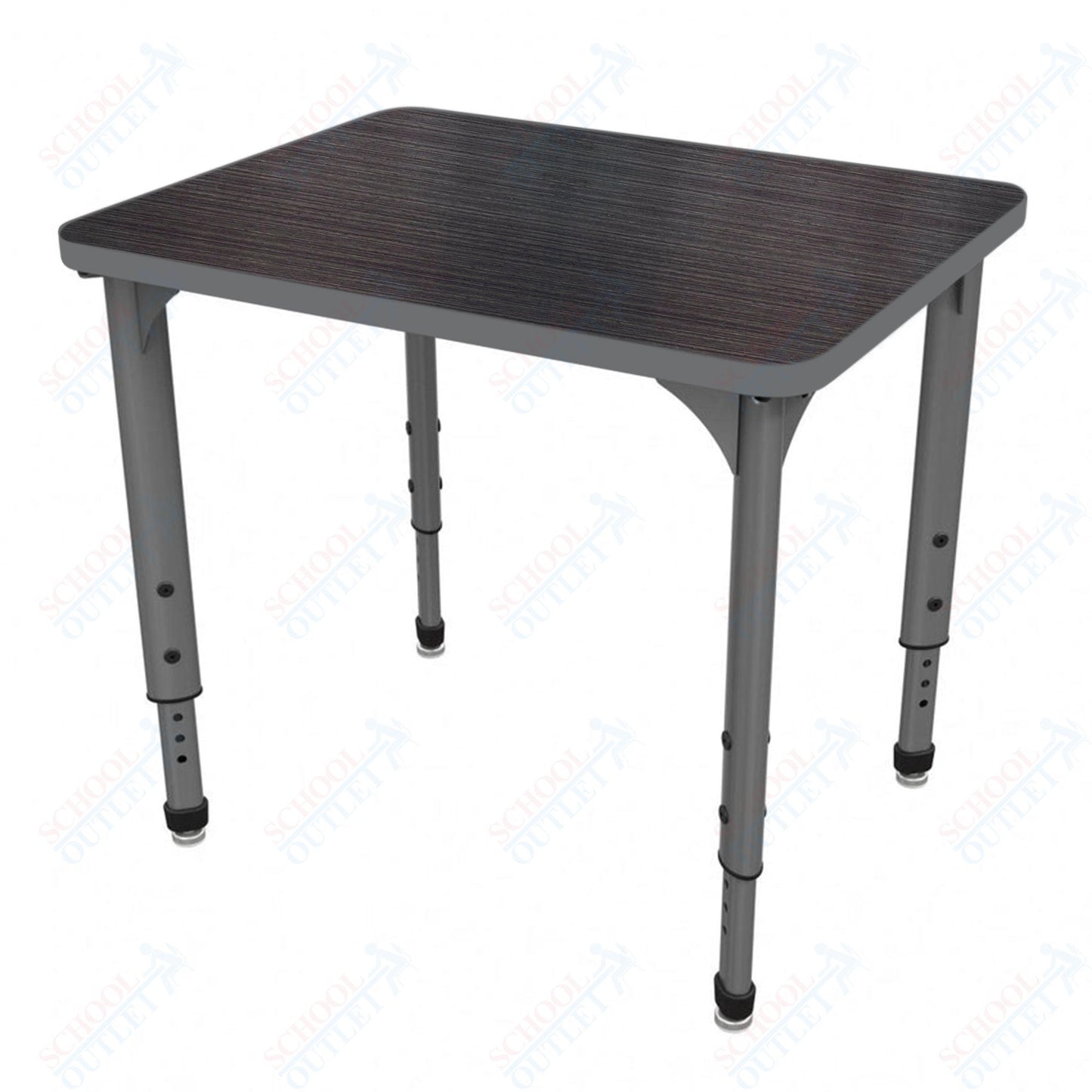 Marco Apex Series Rectangle Preschool Collaborative Desk 20" x 36" Adjustable Height 17"-24" (38-2220-MB)