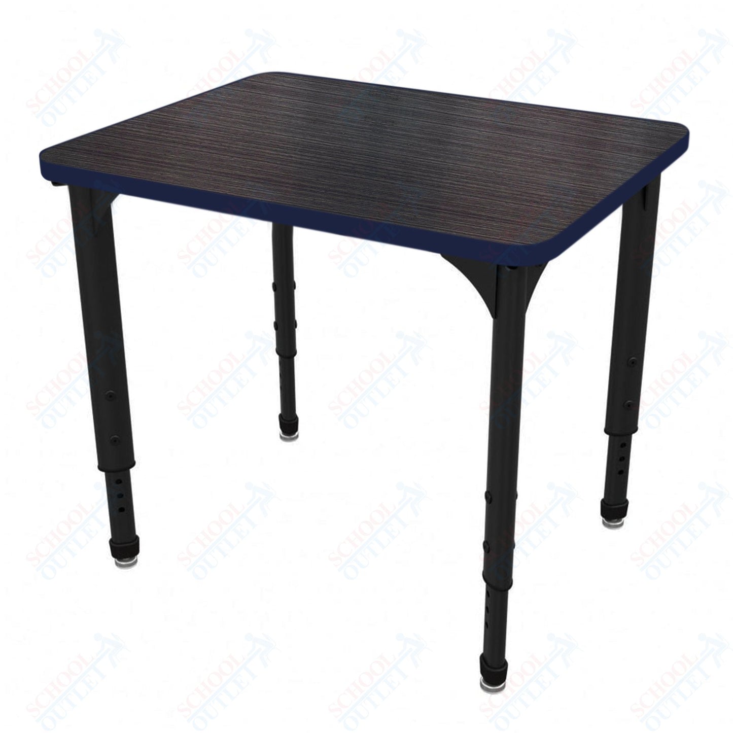 Marco Apex Series Rectangle Preschool Collaborative Desk 20" x 36" Adjustable Height 17"-24" (38-2220-MB)