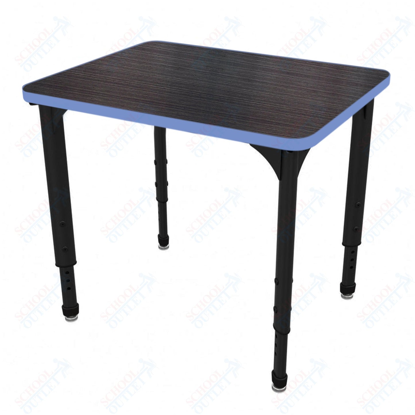 Marco Apex Series Rectangle Preschool Collaborative Desk 20" x 36" Adjustable Height 17"-24" (38-2220-MB)