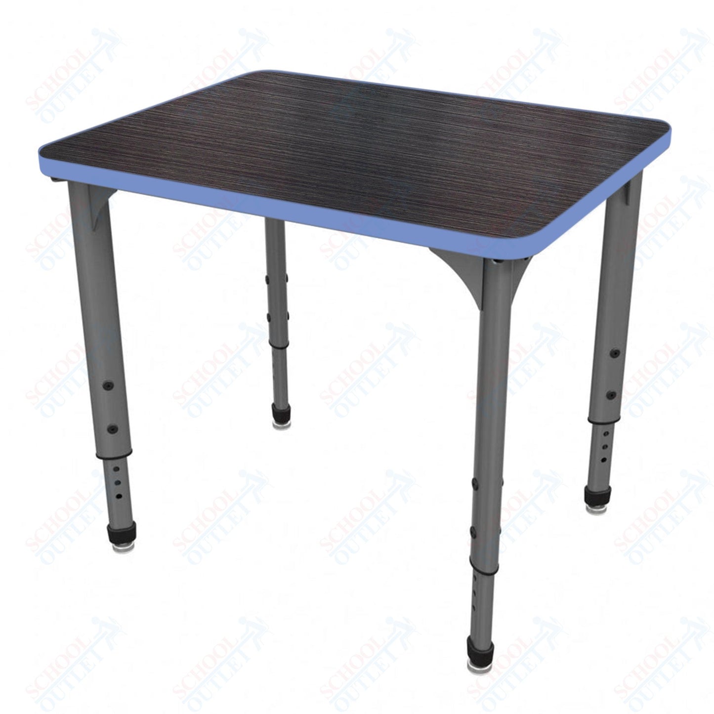 Marco Apex Series Rectangle Preschool Collaborative Desk 20" x 36" Adjustable Height 17"-24" (38-2220-MB)