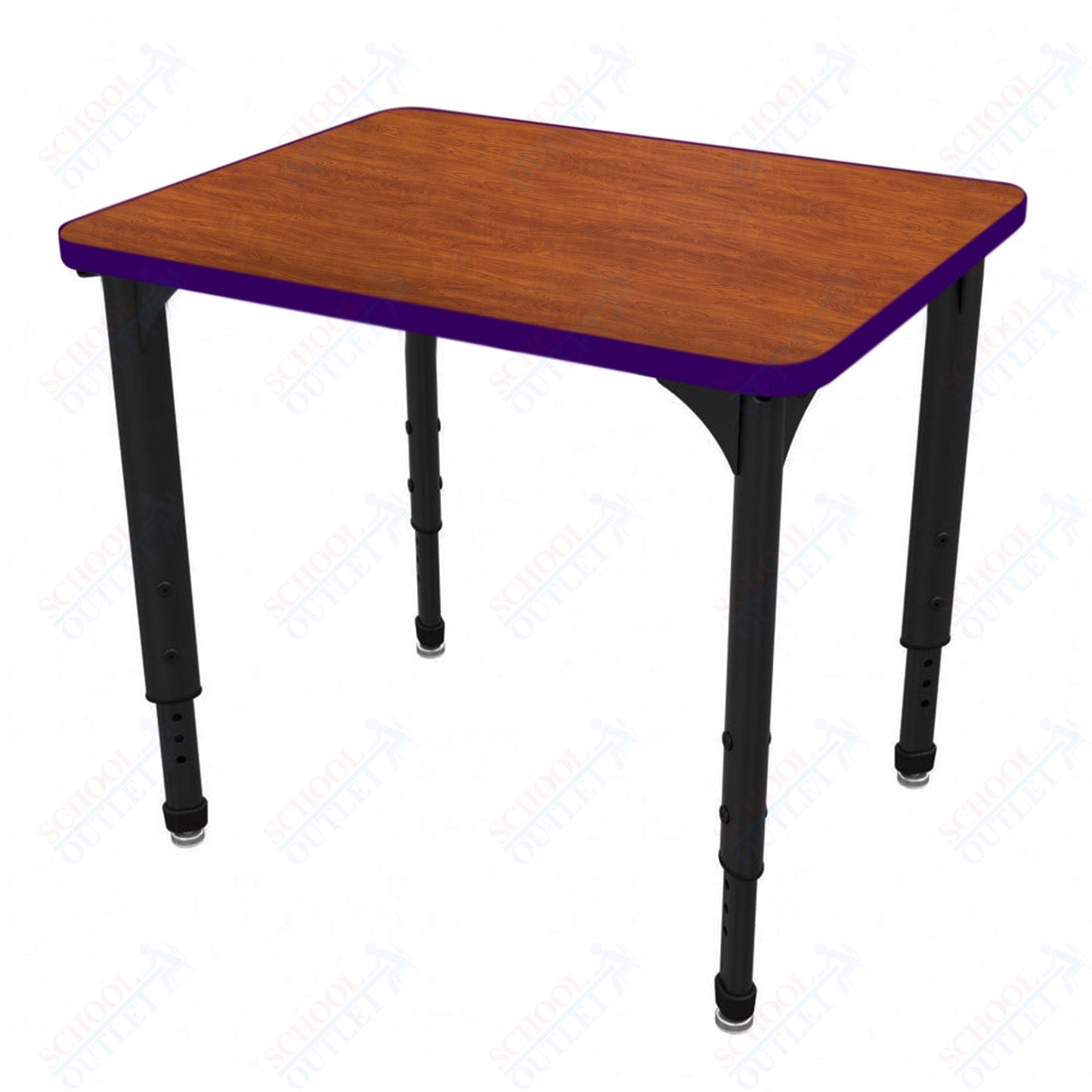 Marco Apex Series Rectangle Preschool Collaborative Desk 20" x 36" Adjustable Height 17"-24" (38-2220-MB)