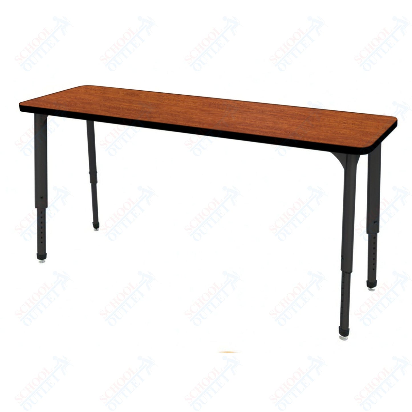 Marco Apex Series Rectangle Preschool Collaborative Desk 20" x 60" Adjustable Height 17"-24" (38-2222-MB)