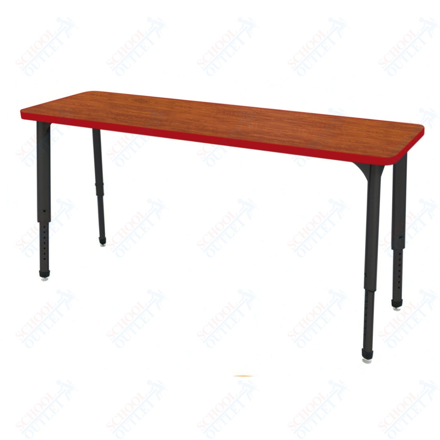 Marco Apex Series Rectangle Preschool Collaborative Desk 20" x 60" Adjustable Height 17"-24" (38-2222-MB)