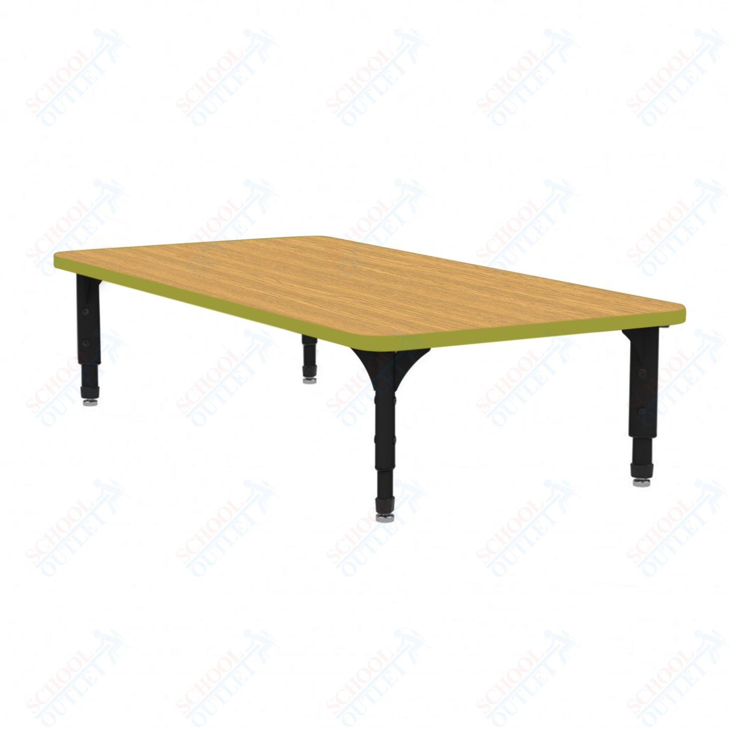 Marco Rectangle Floor Table 24" x 48" Adjustable Height 12"-15" (38-2226-MC)