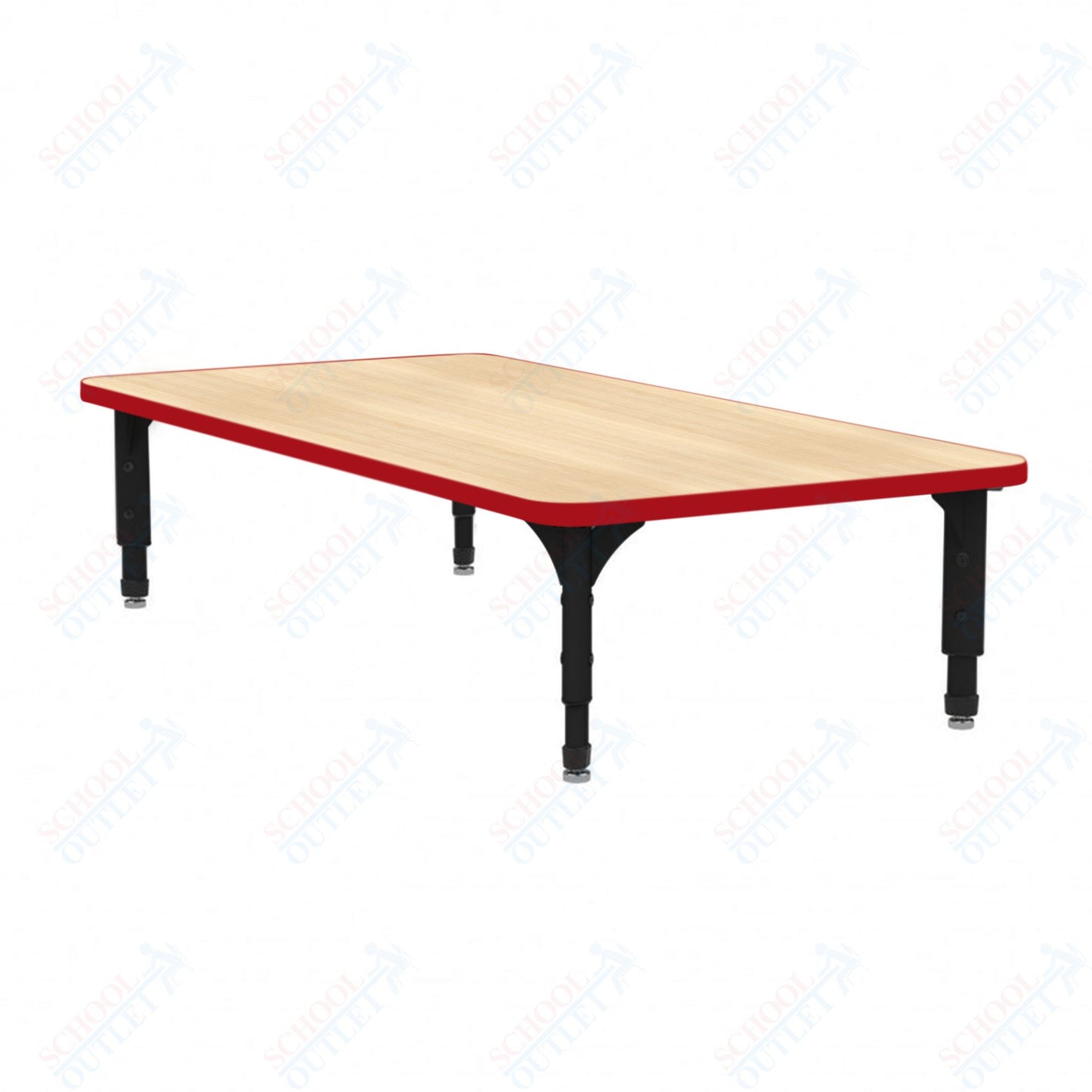 Marco Rectangle Floor Table 24" x 72" Adjustable Height 12"-15" (38-2230-MC)