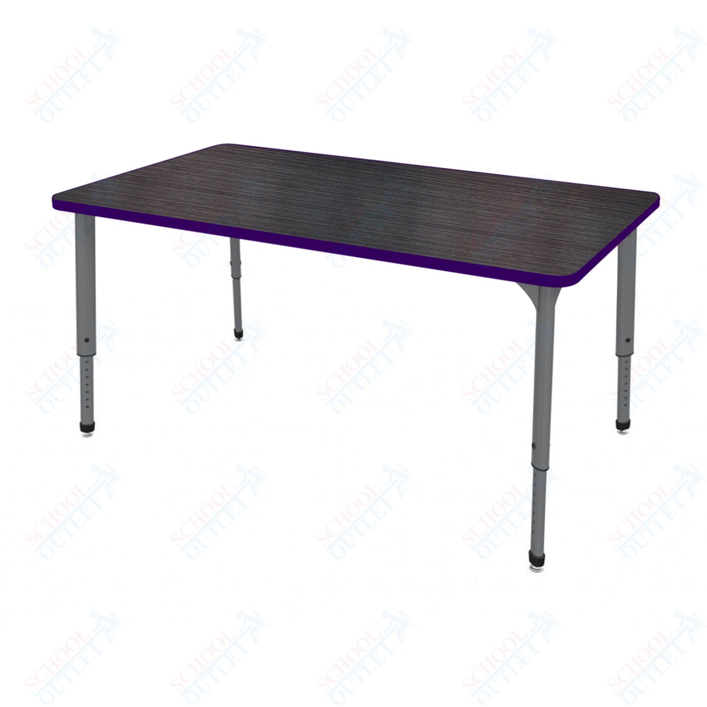 Marco Apex Series Rectangle School Activity Table 30" x 48" Adjustable Height 21"-30" (38-2236-MA)