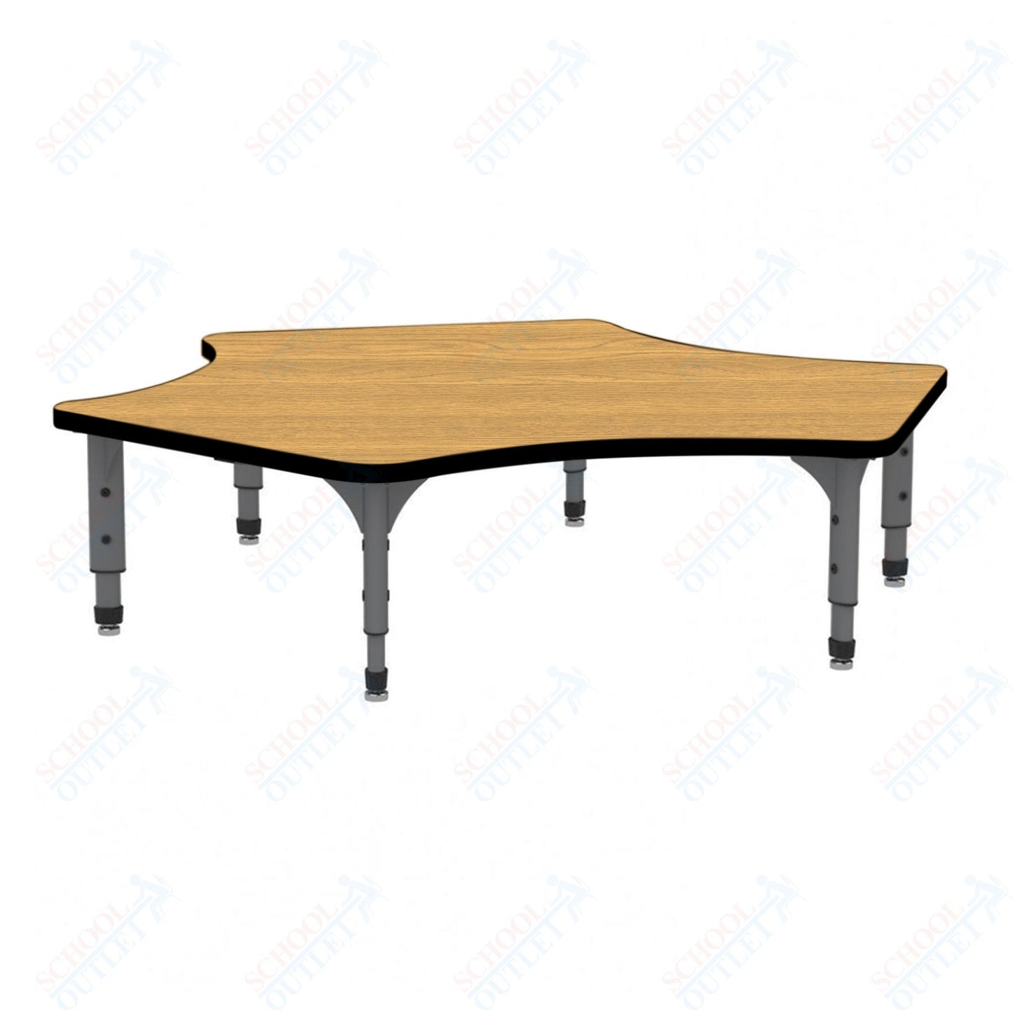 Marco Delta Floor Table 60" x 60" Adjustable Height 12"-15" (38-2251-MC)