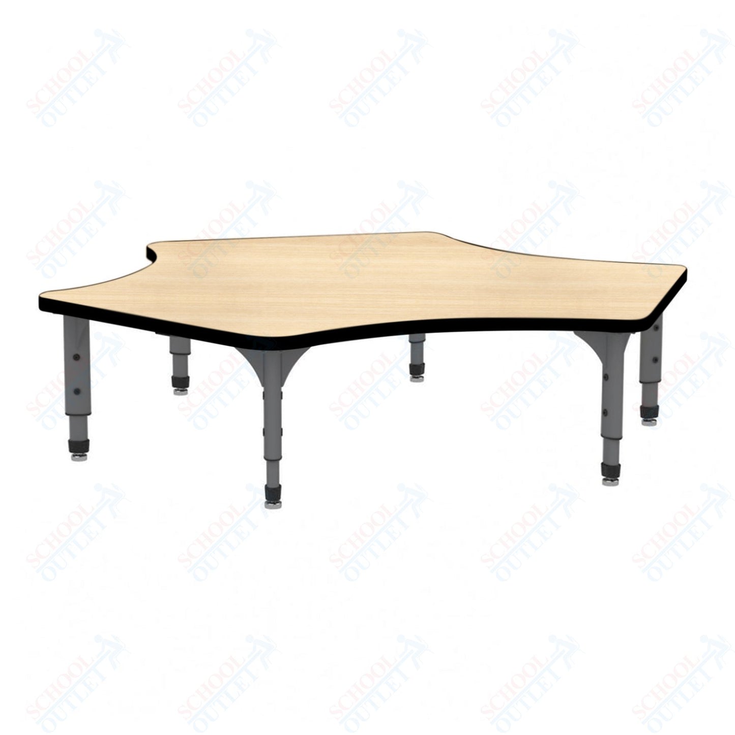 Marco Delta Floor Table 60" x 60" Adjustable Height 12"-15" (38-2251-MC)