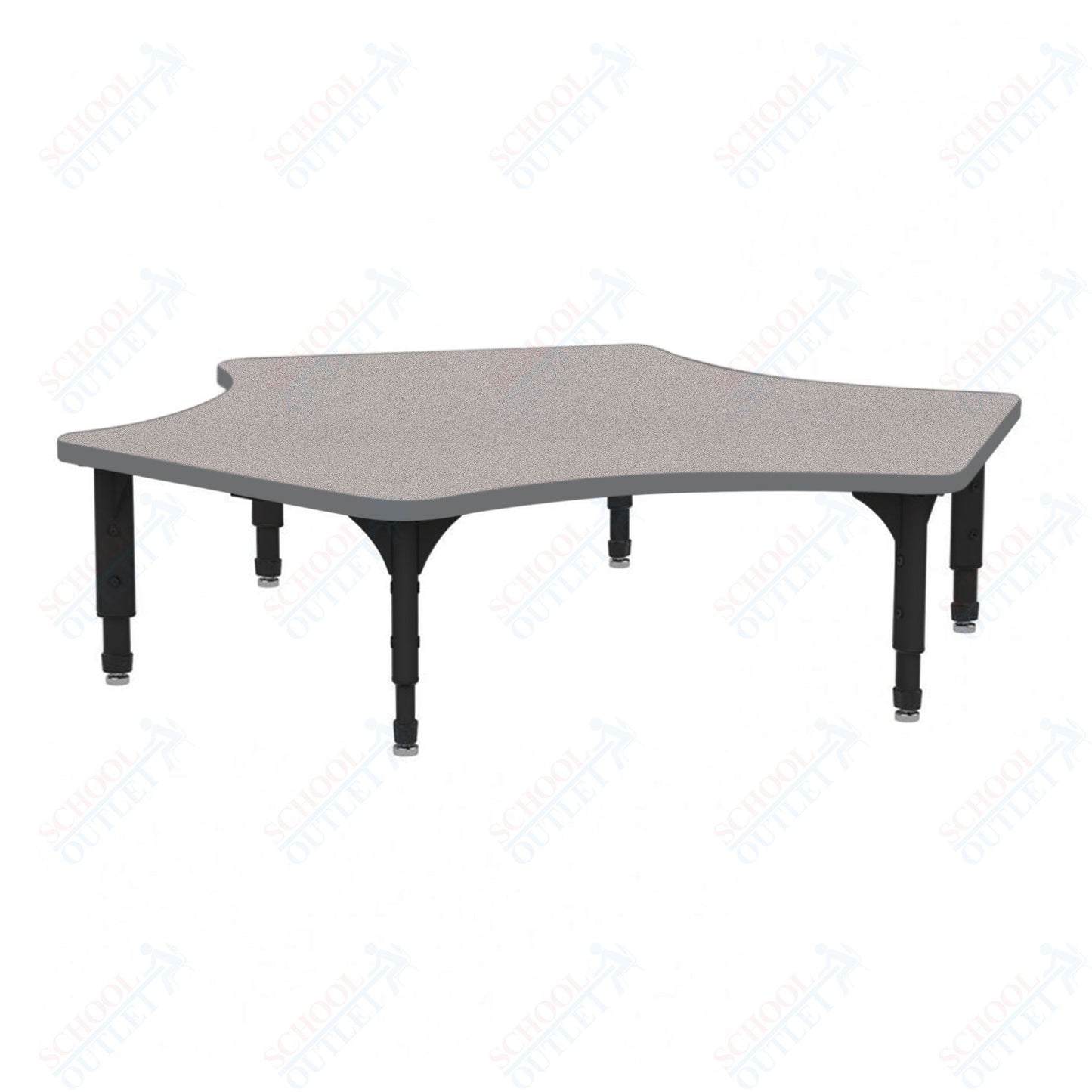 Marco Delta Floor Table 60" x 60" Adjustable Height 12"-15" (38-2251-MC)