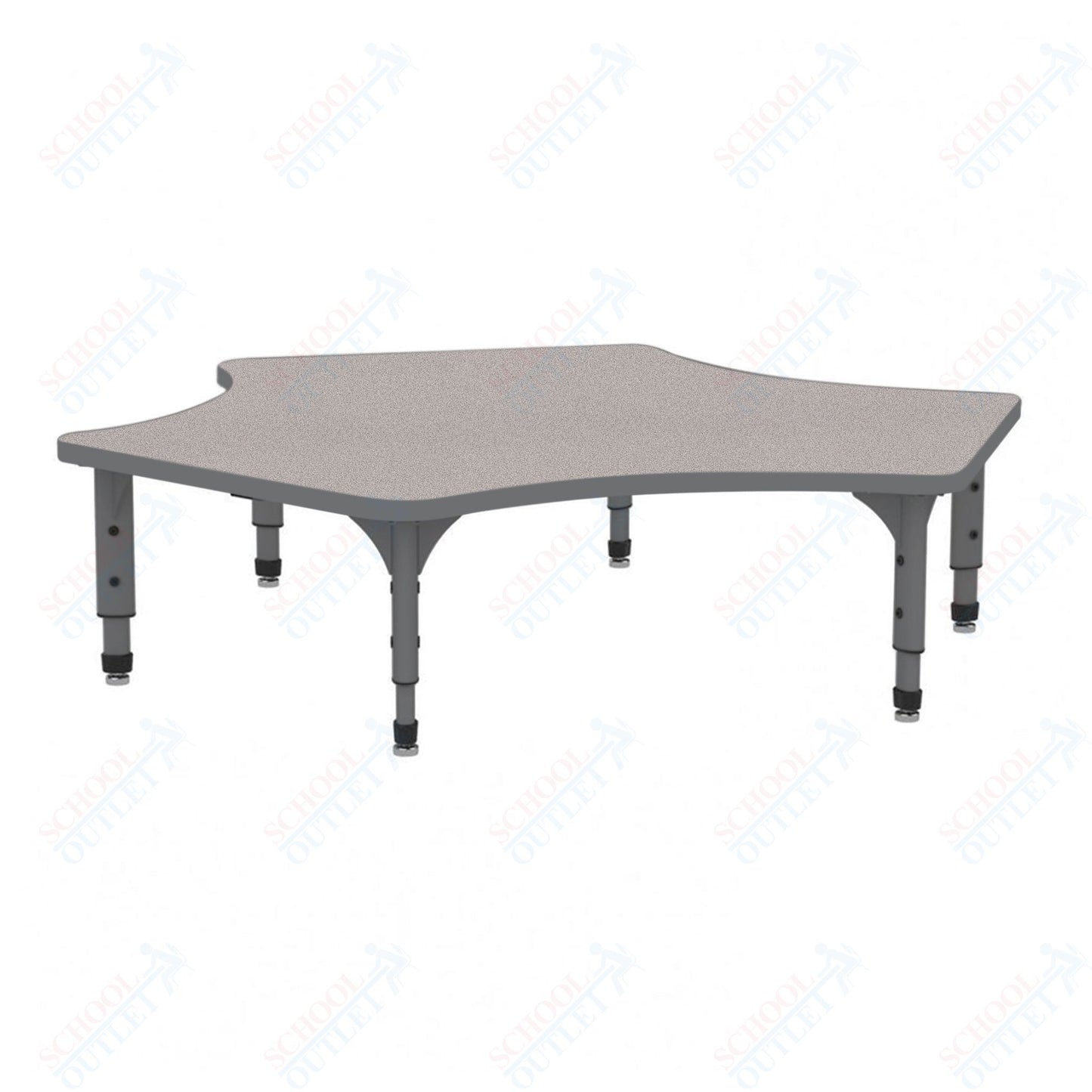 Marco Delta Floor Table 60" x 60" Adjustable Height 12"-15" (38-2251-MC)