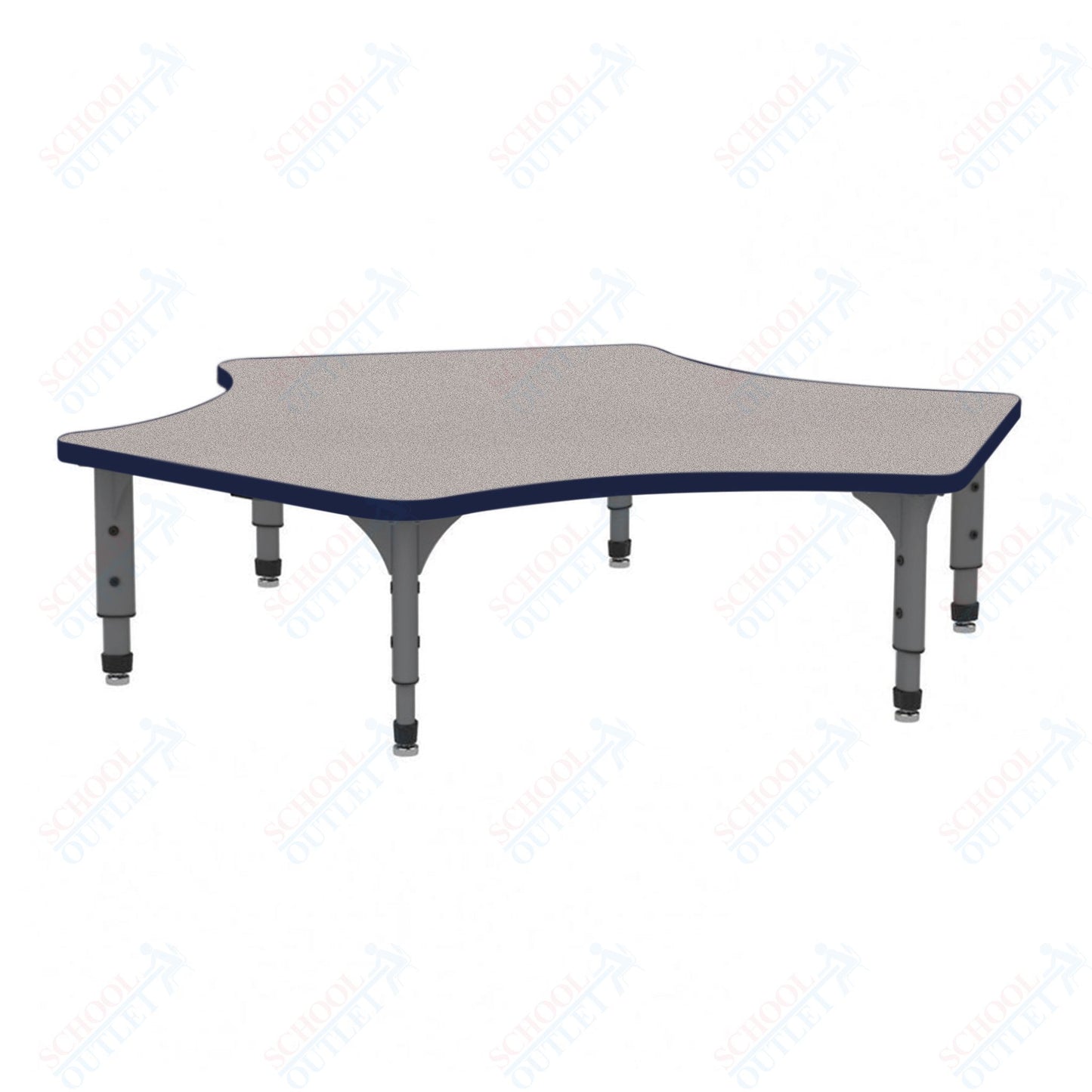 Marco Delta Floor Table 60" x 60" Adjustable Height 12"-15" (38-2251-MC)