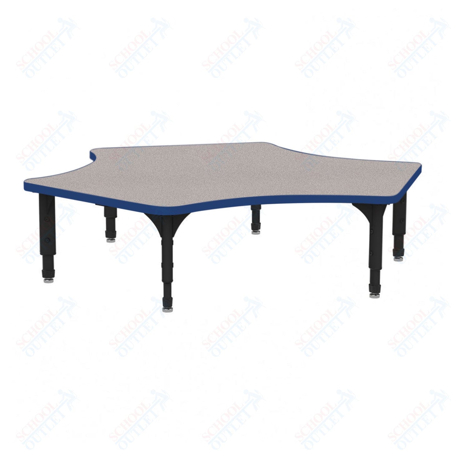 Marco Delta Floor Table 60" x 60" Adjustable Height 12"-15" (38-2251-MC)