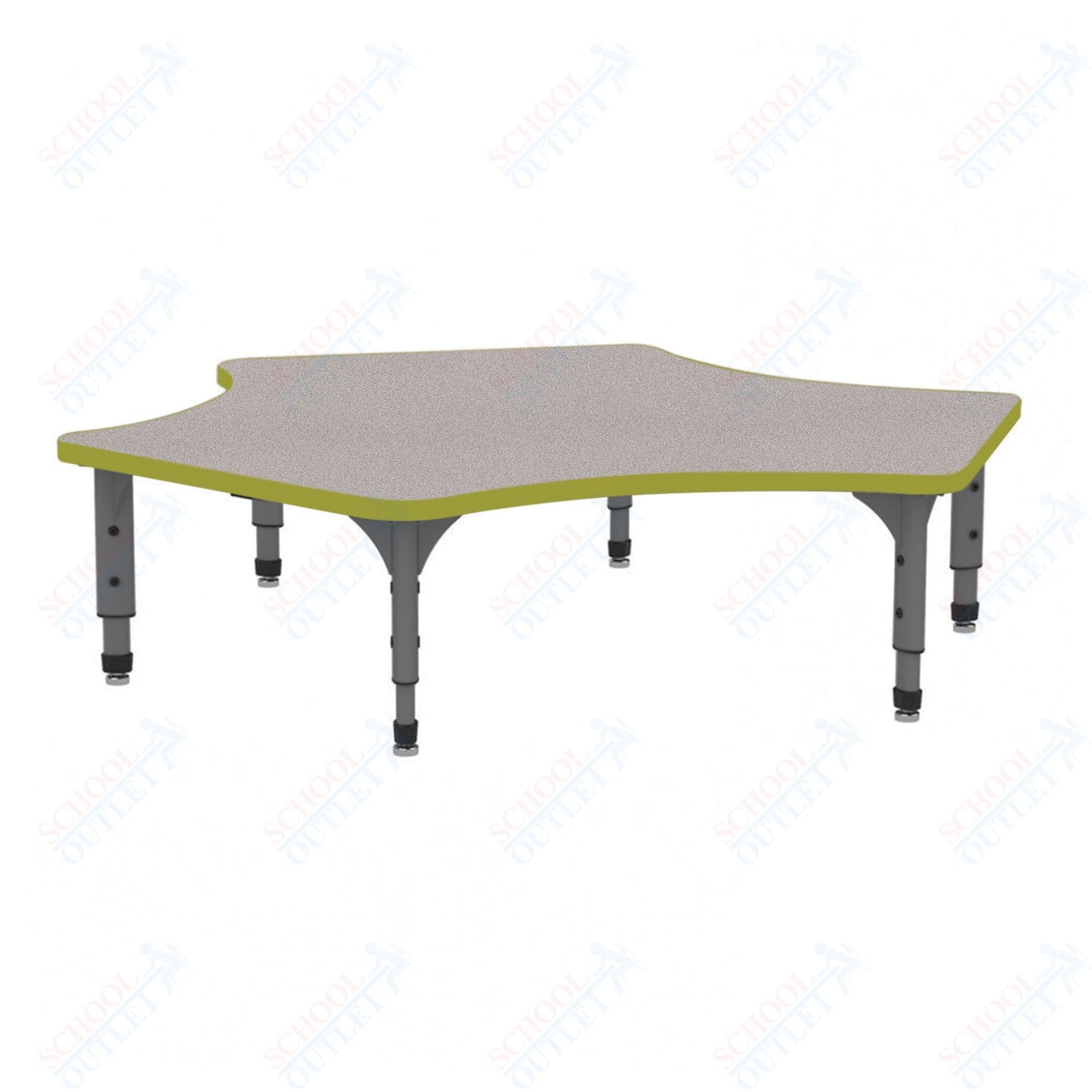 Marco Delta Floor Table 60" x 60" Adjustable Height 12"-15" (38-2251-MC)