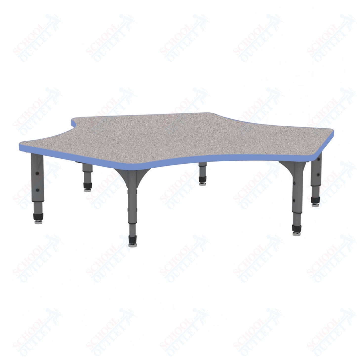 Marco Delta Floor Table 60" x 60" Adjustable Height 12"-15" (38-2251-MC)