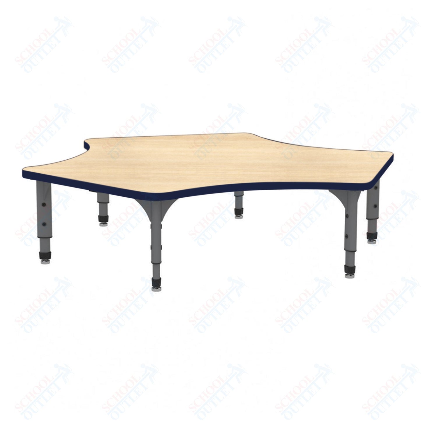 Marco Delta Floor Table 60" x 60" Adjustable Height 12"-15" (38-2251-MC)