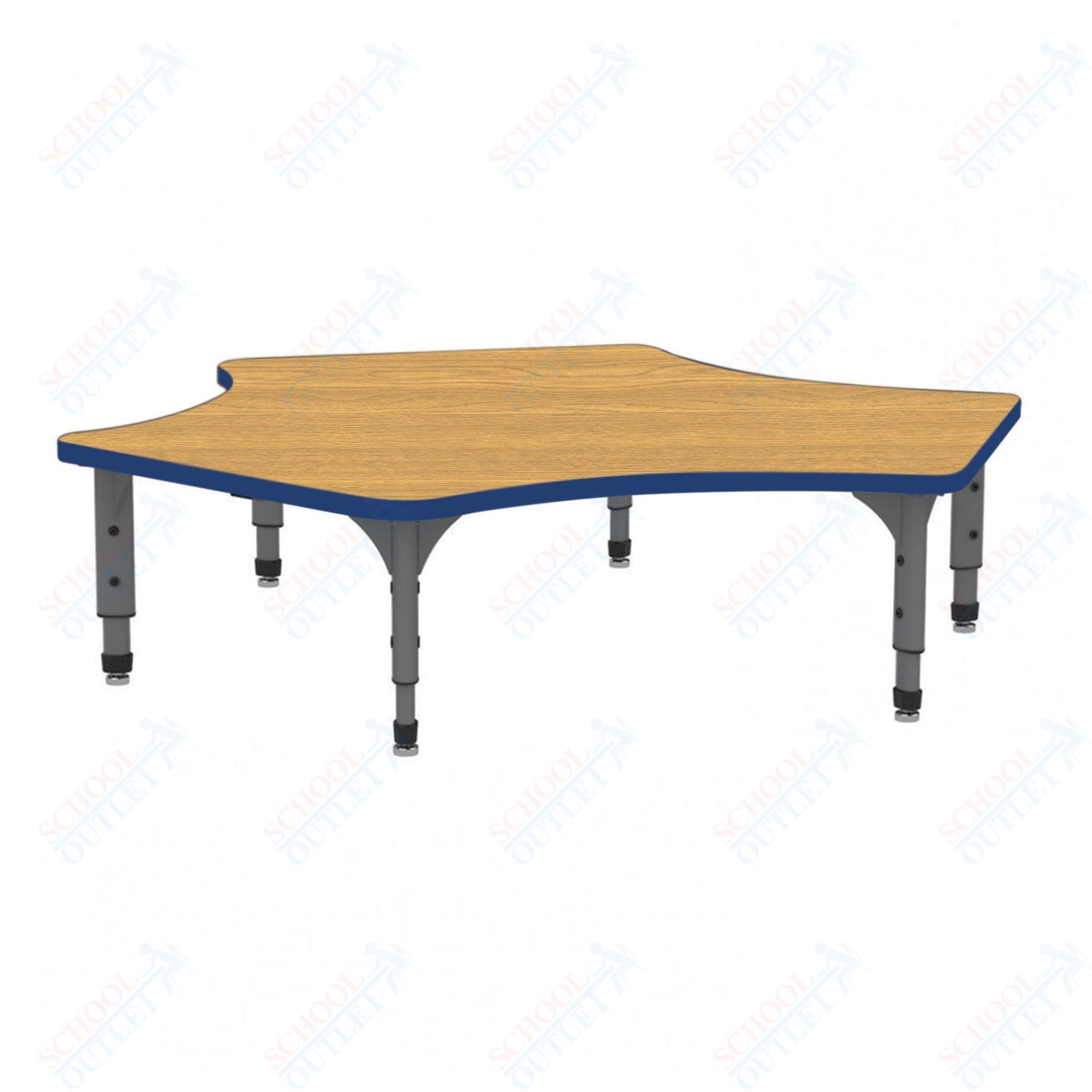 Marco Delta Floor Table 60" x 60" Adjustable Height 12"-15" (38-2251-MC)