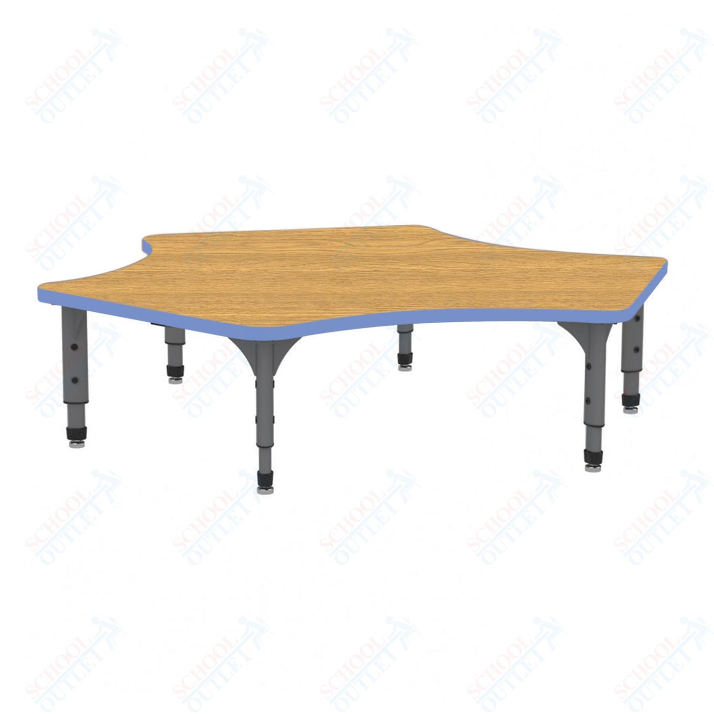 Marco Delta Floor Table 60" x 60" Adjustable Height 12"-15" (38-2251-MC)
