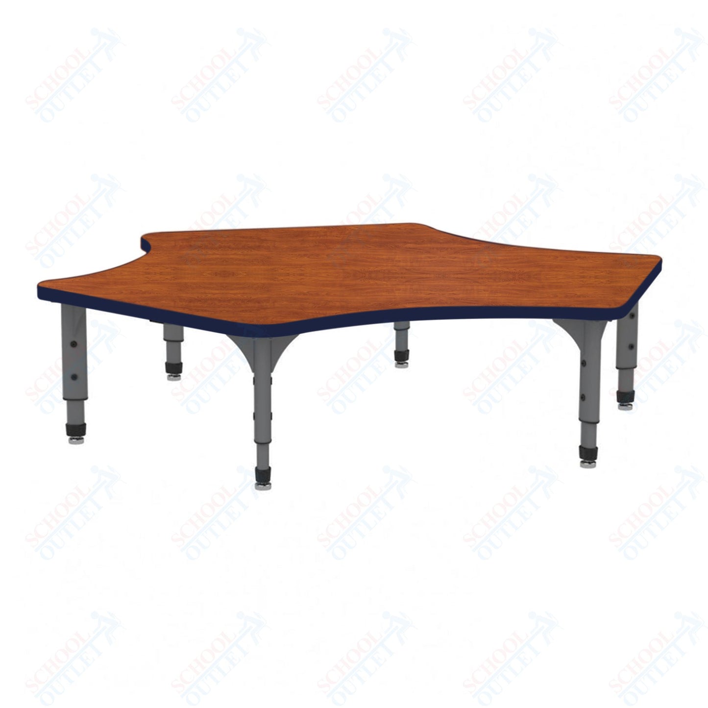 Marco Delta Floor Table 60" x 60" Adjustable Height 12"-15" (38-2251-MC)