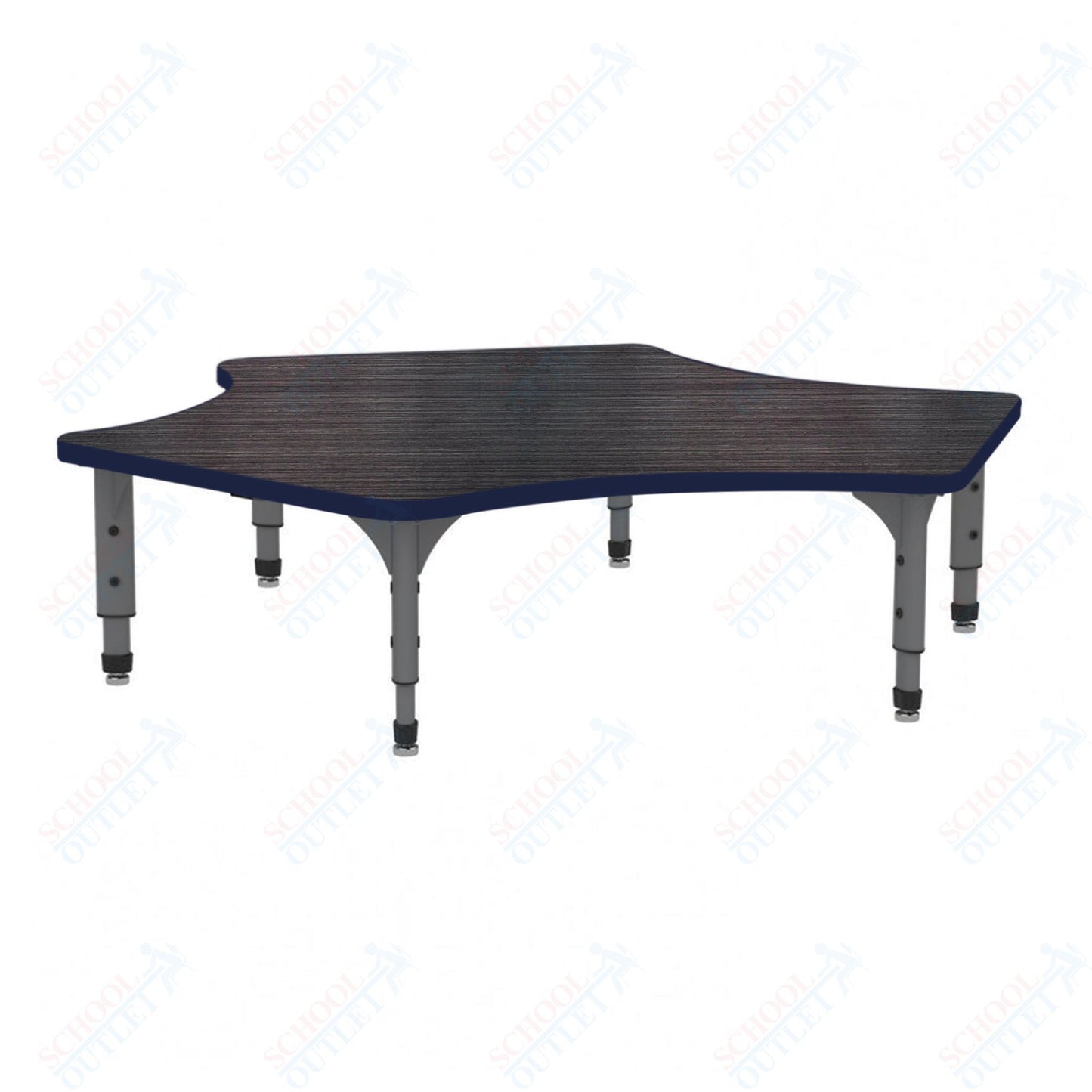Marco Delta Floor Table 60" x 60" Adjustable Height 12"-15" (38-2251-MC)