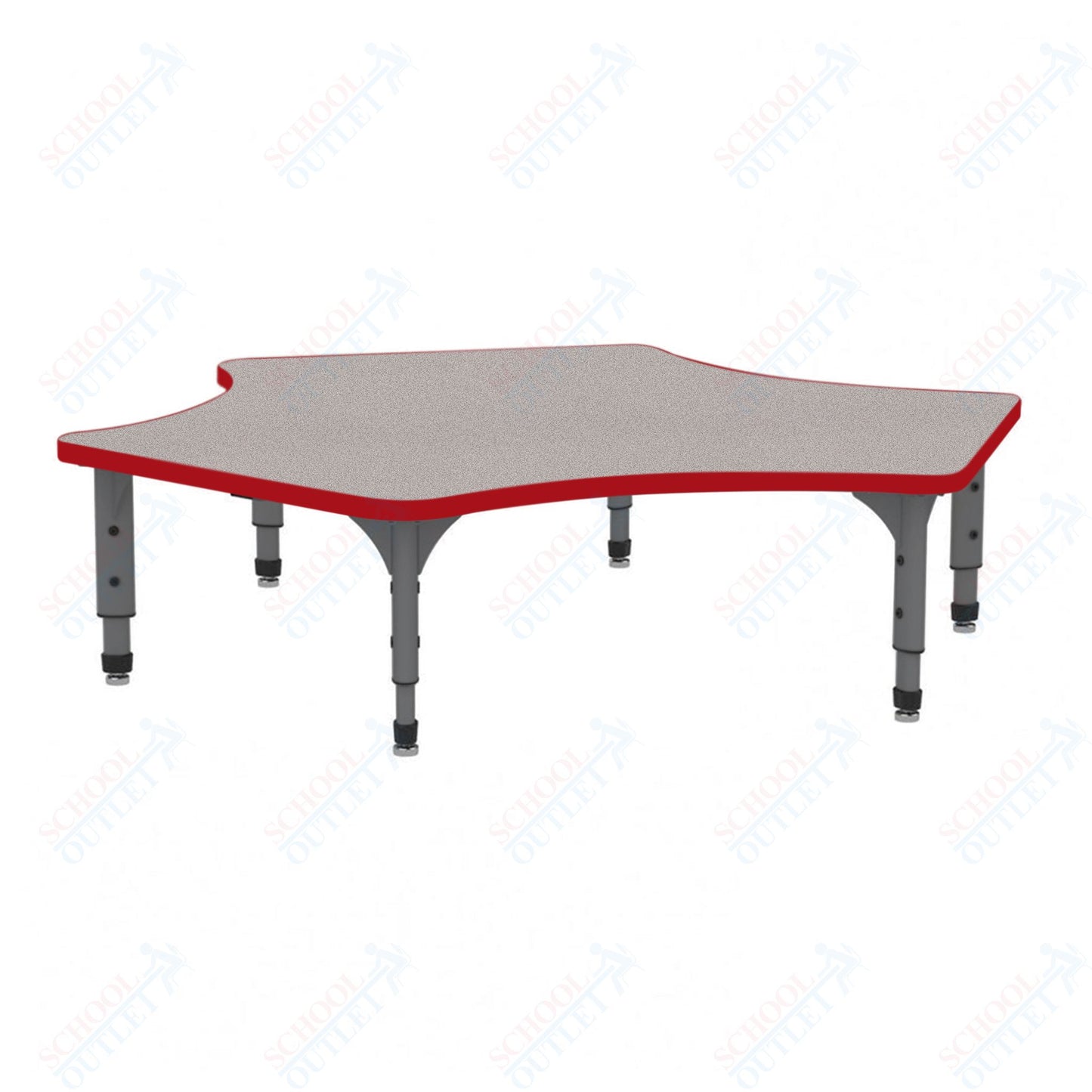 Marco Delta Floor Table 60" x 60" Adjustable Height 12"-15" (38-2251-MC)