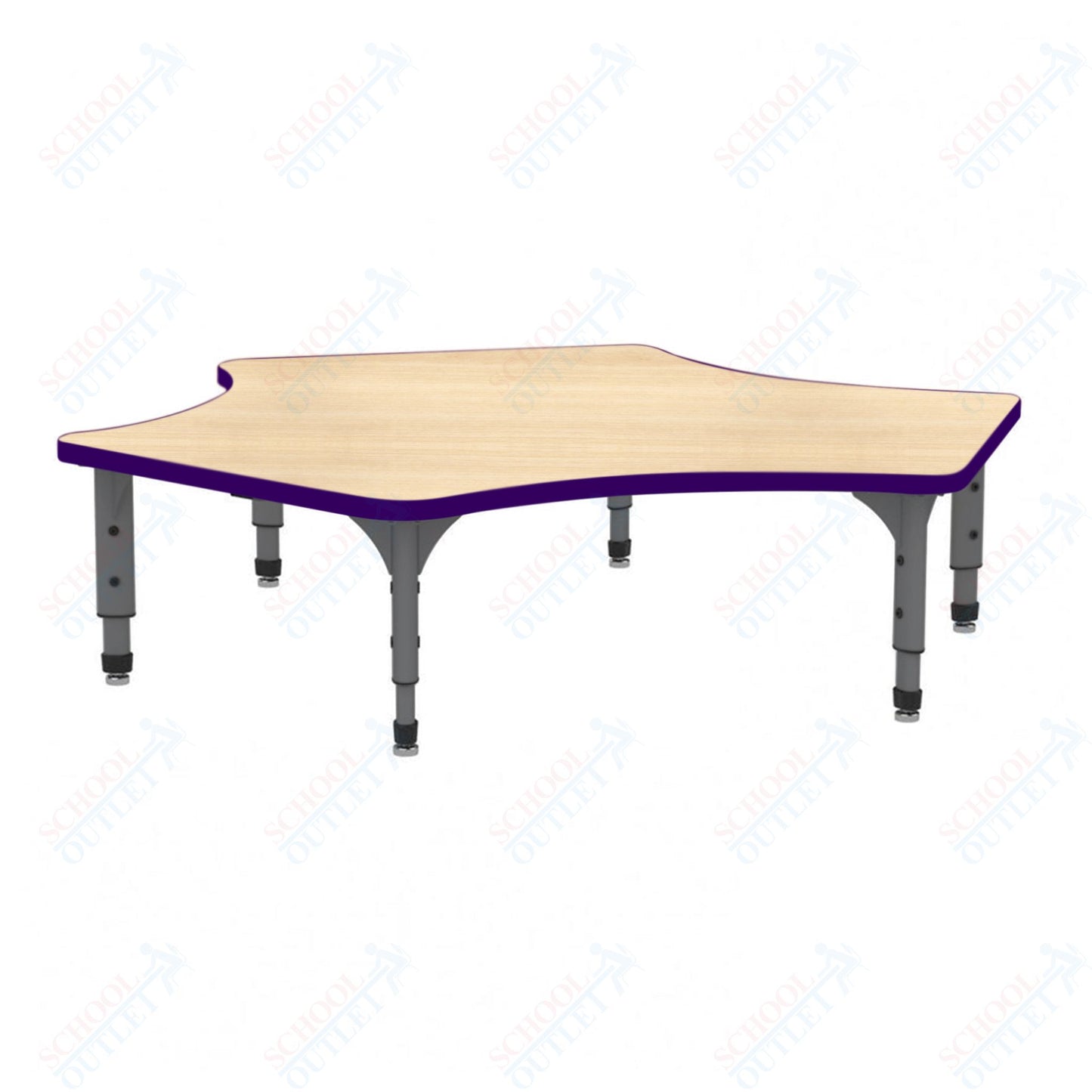 Marco Delta Floor Table 60" x 60" Adjustable Height 12"-15" (38-2251-MC)