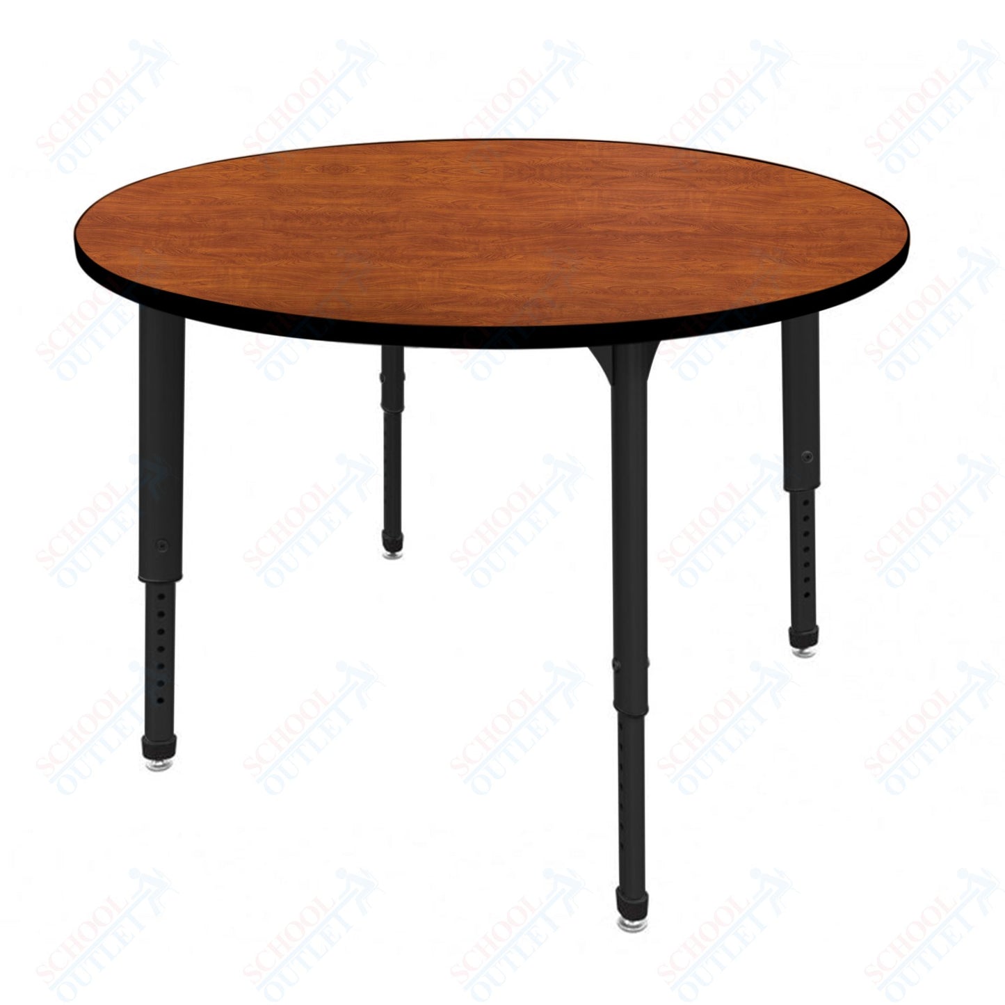 Marco Apex Series 48" Round Preschool Activity Table Height Adjustable Legs 17"-24" (38-2266-MB)