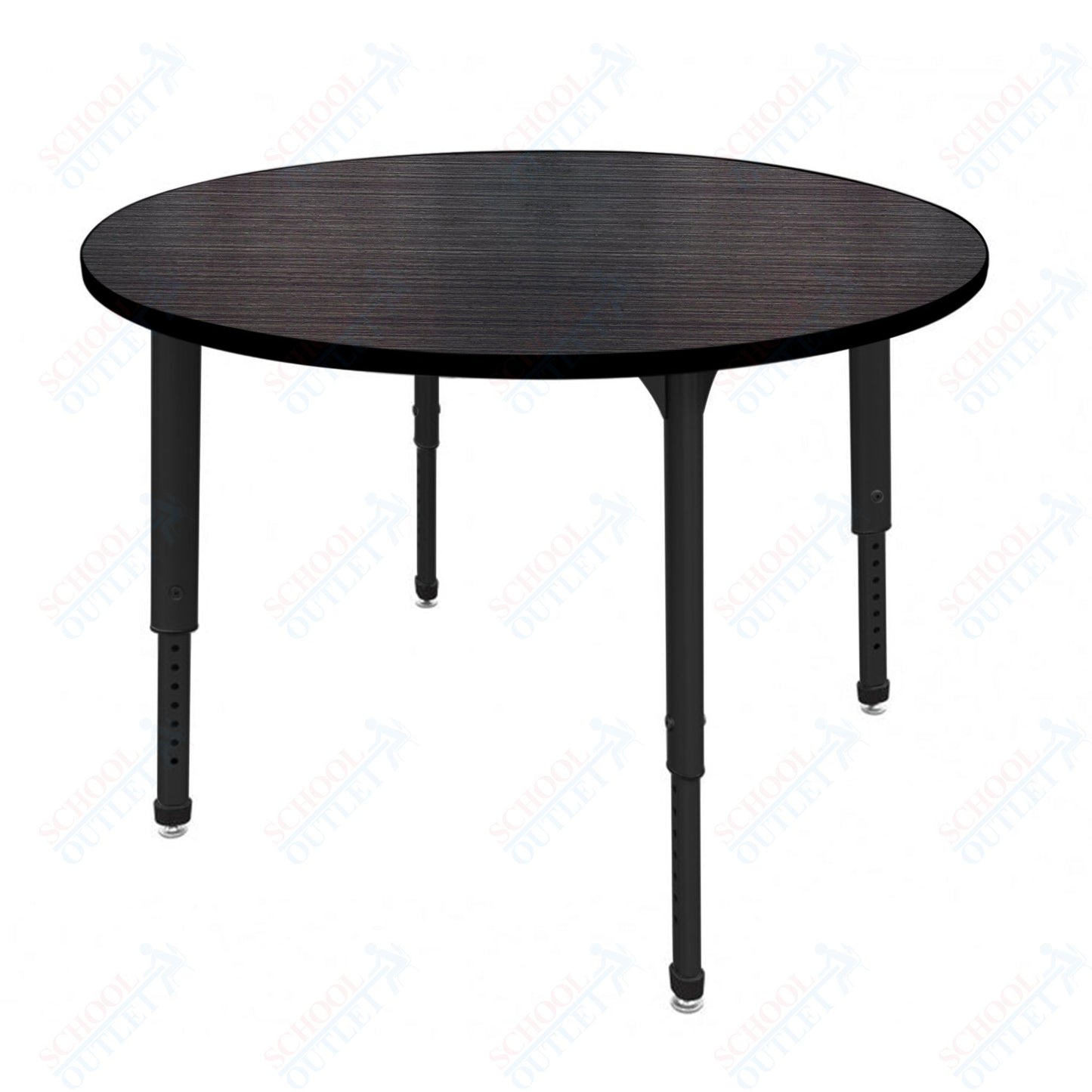 Marco Apex Series 48" Round Preschool Activity Table Height Adjustable Legs 17"-24" (38-2266-MB)