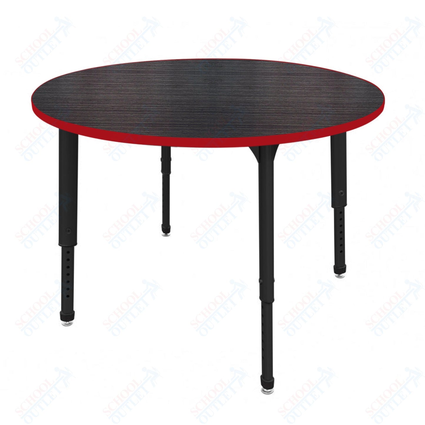 Marco Apex Series 48" Round Preschool Activity Table Height Adjustable Legs 17"-24" (38-2266-MB)