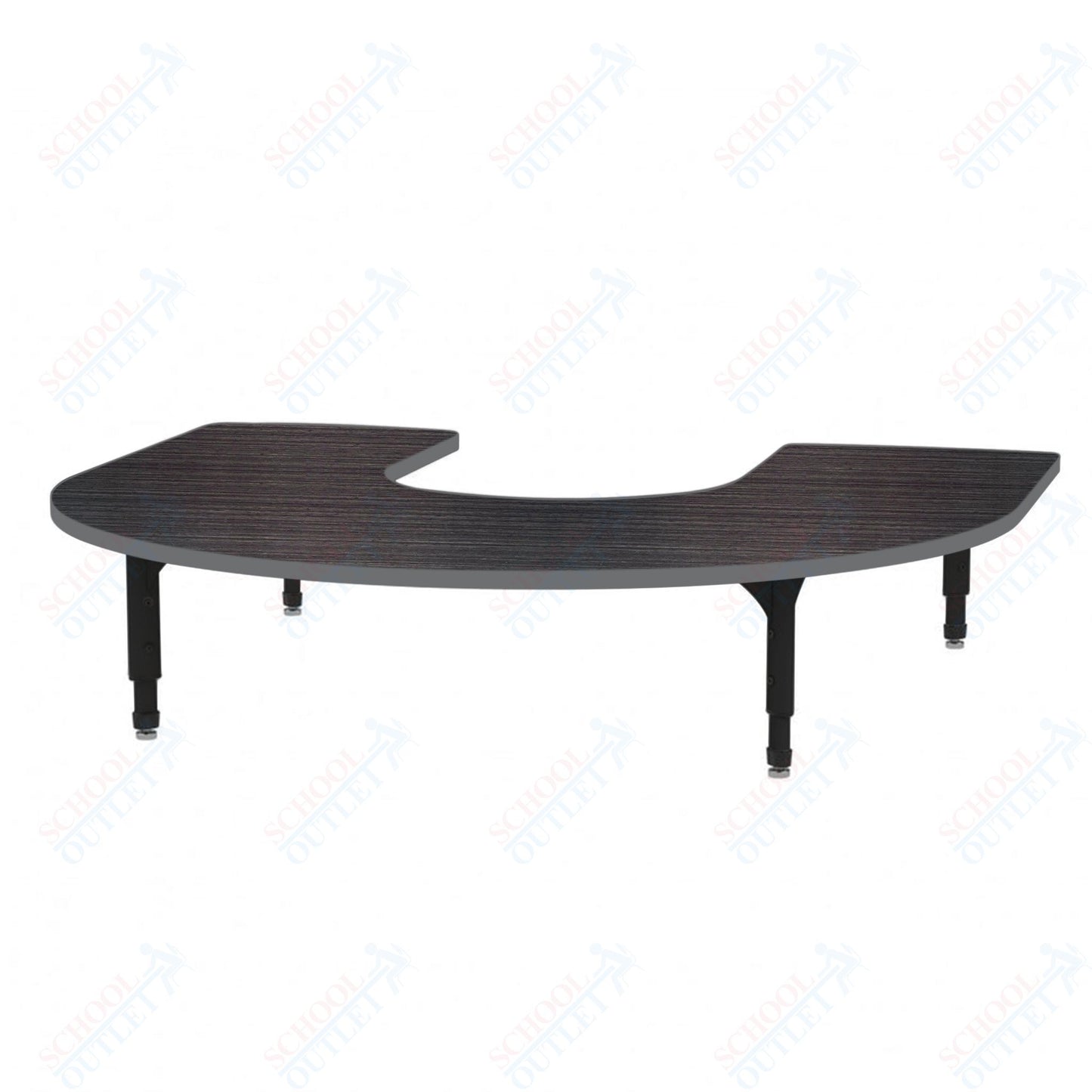 Marco Horseshoe Floor Table 60" x 66" Adjustable Height 12"-15" (38-2270-MC)