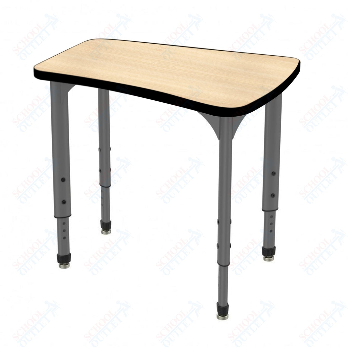 Marco Apex Series Flare Preschool Collaborative Desk 30" x 24" Adjustable Height 17"-24" (38-2274-MB)