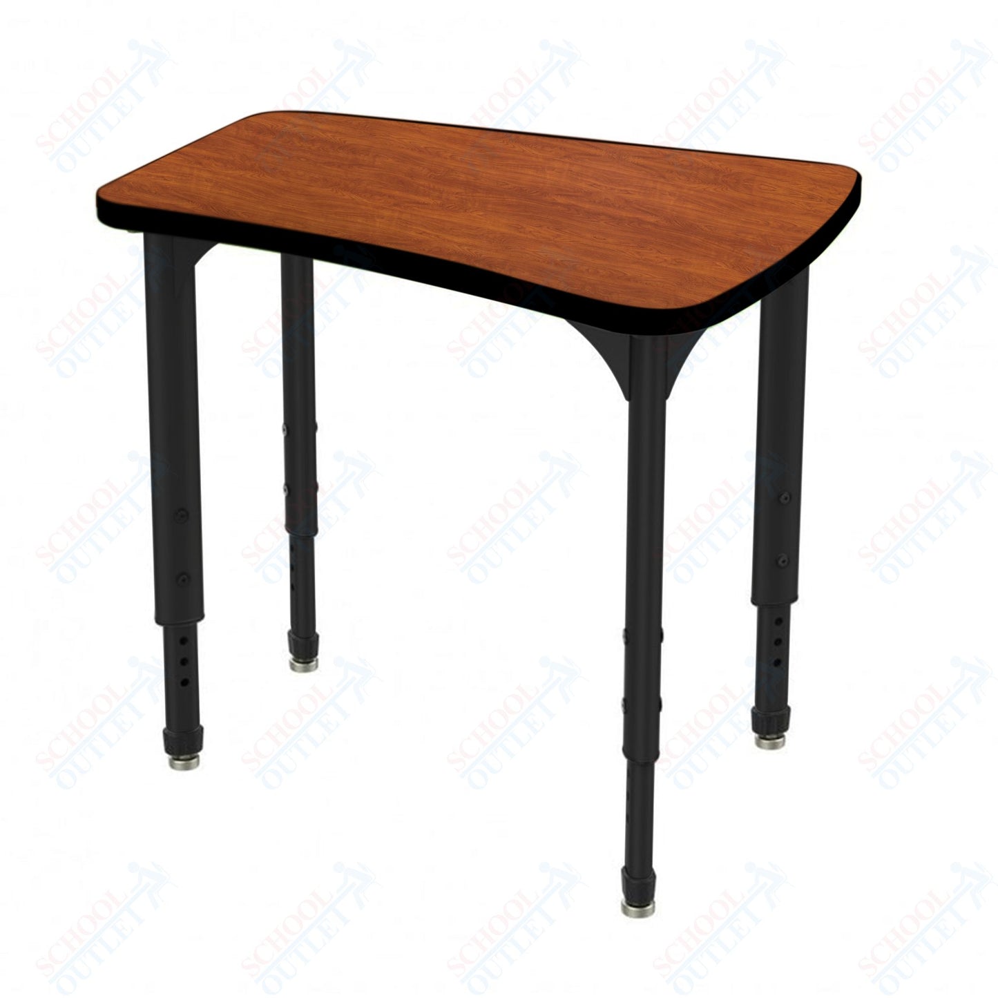 Marco Apex Series Flare Preschool Collaborative Desk 30" x 24" Adjustable Height 17"-24" (38-2274-MB)