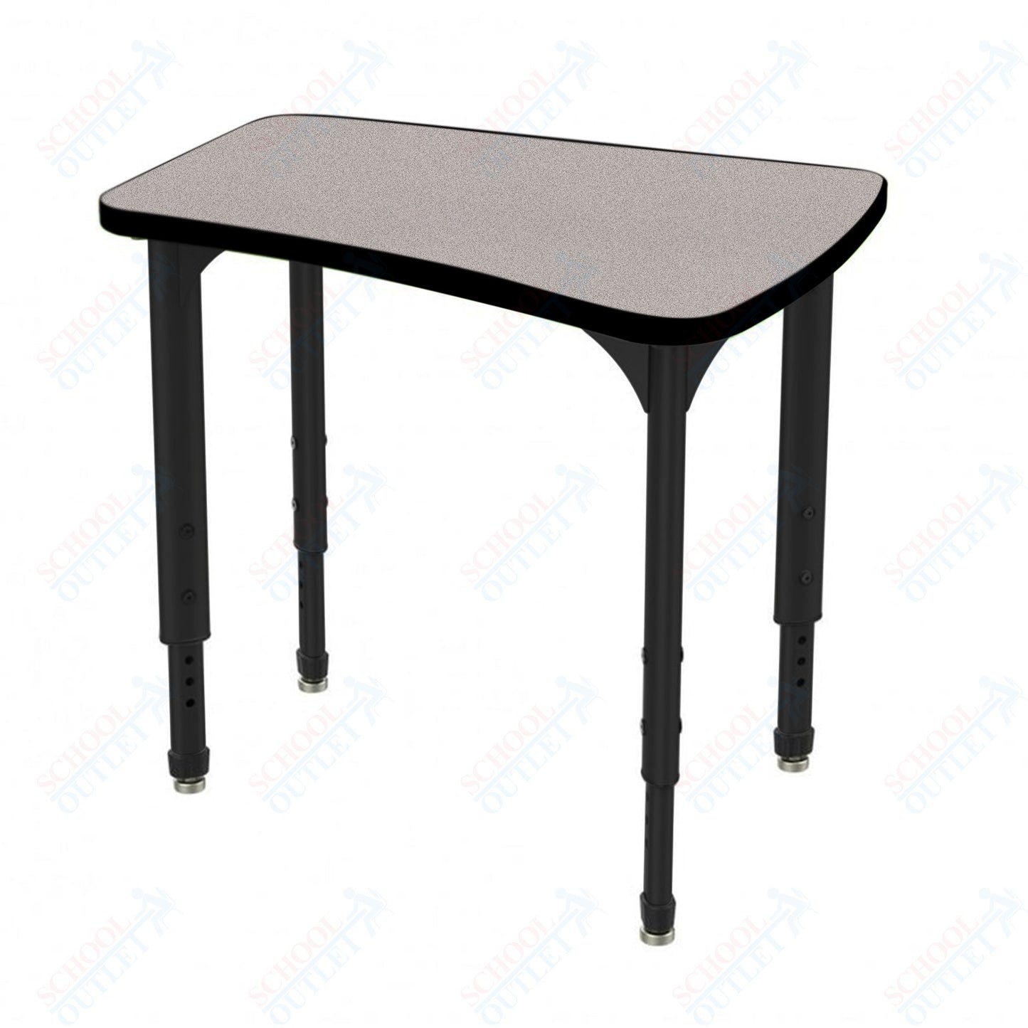 Marco Apex Series Flare Preschool Collaborative Desk 30" x 24" Adjustable Height 17"-24" (38-2274-MB)