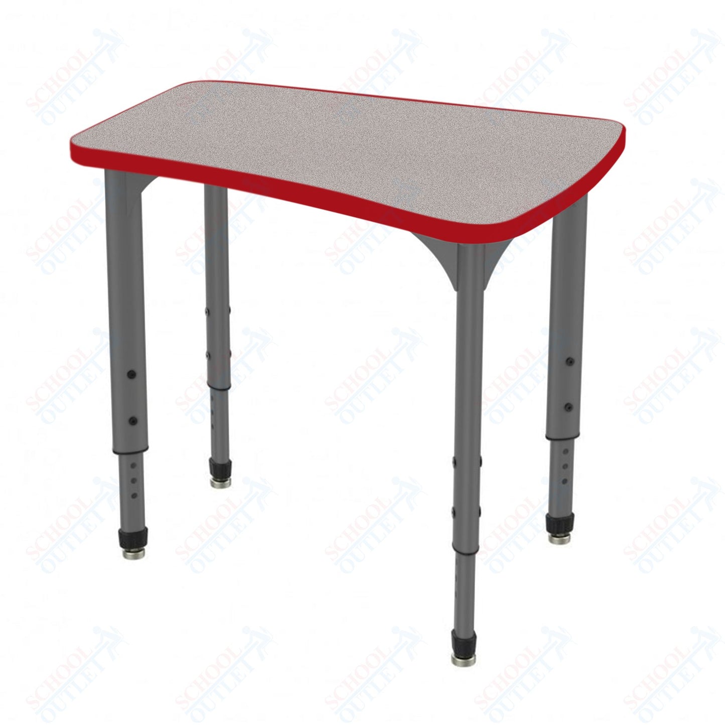 Marco Apex Series Flare Preschool Collaborative Desk 30" x 24" Adjustable Height 17"-24" (38-2274-MB)