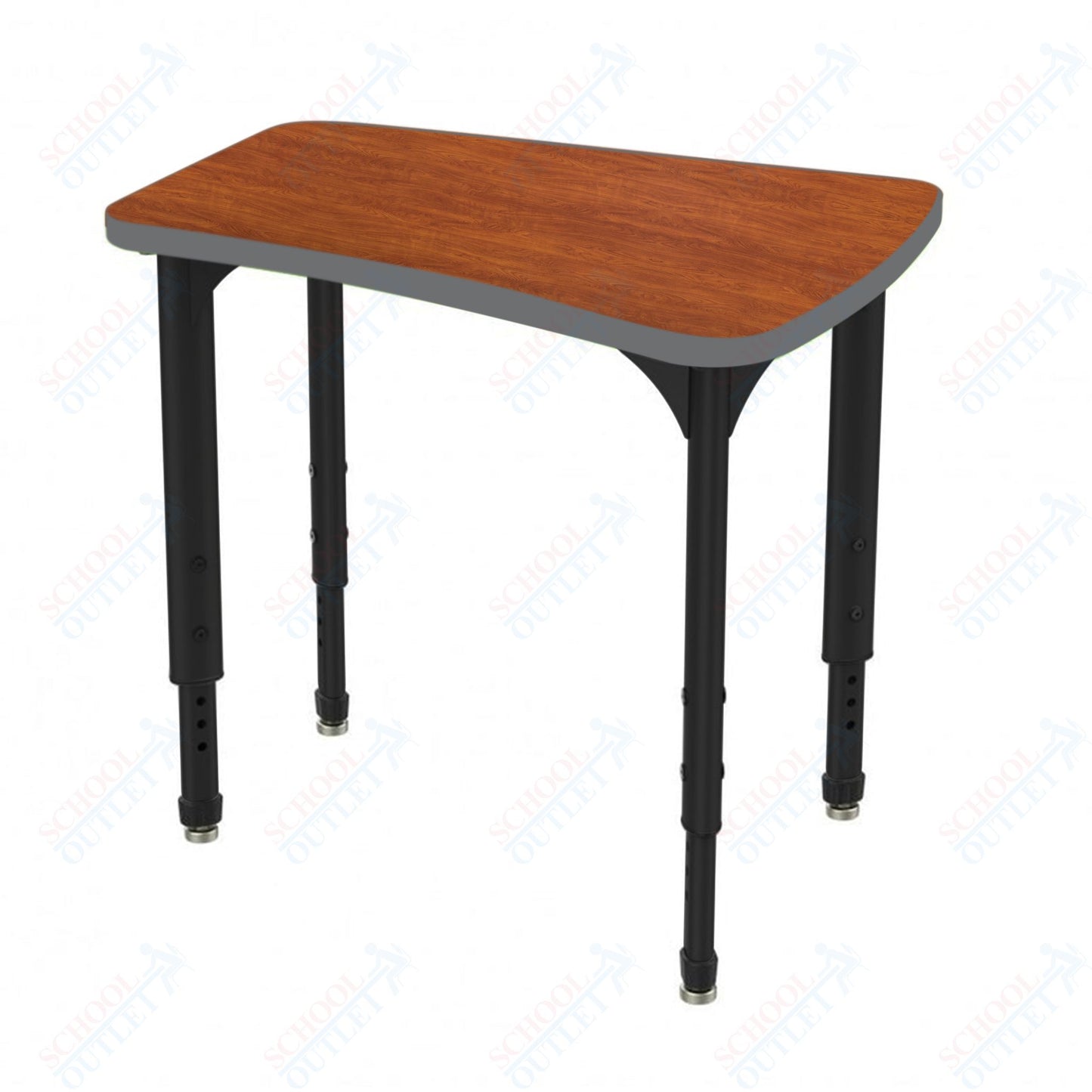 Marco Apex Series Flare Preschool Collaborative Desk 30" x 24" Adjustable Height 17"-24" (38-2274-MB)