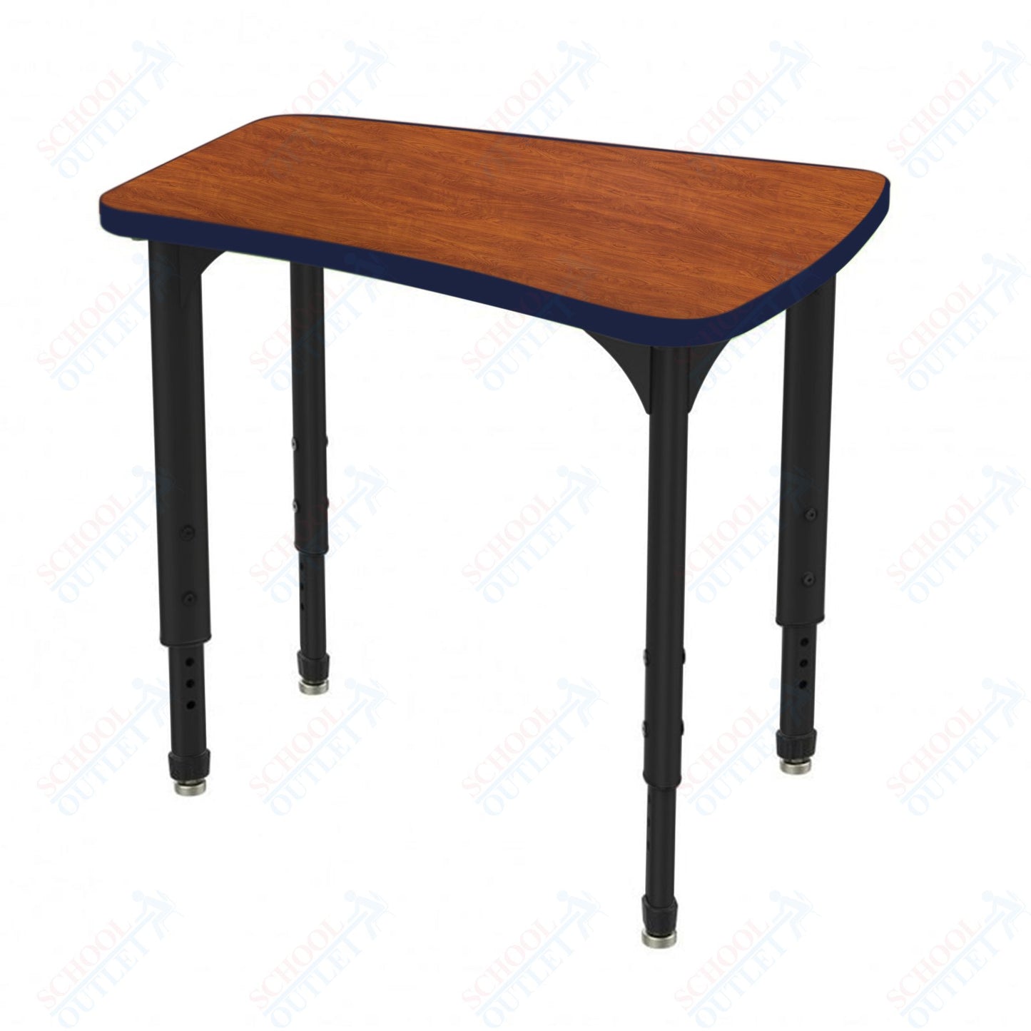 Marco Apex Series Flare Preschool Collaborative Desk 30" x 24" Adjustable Height 17"-24" (38-2274-MB)