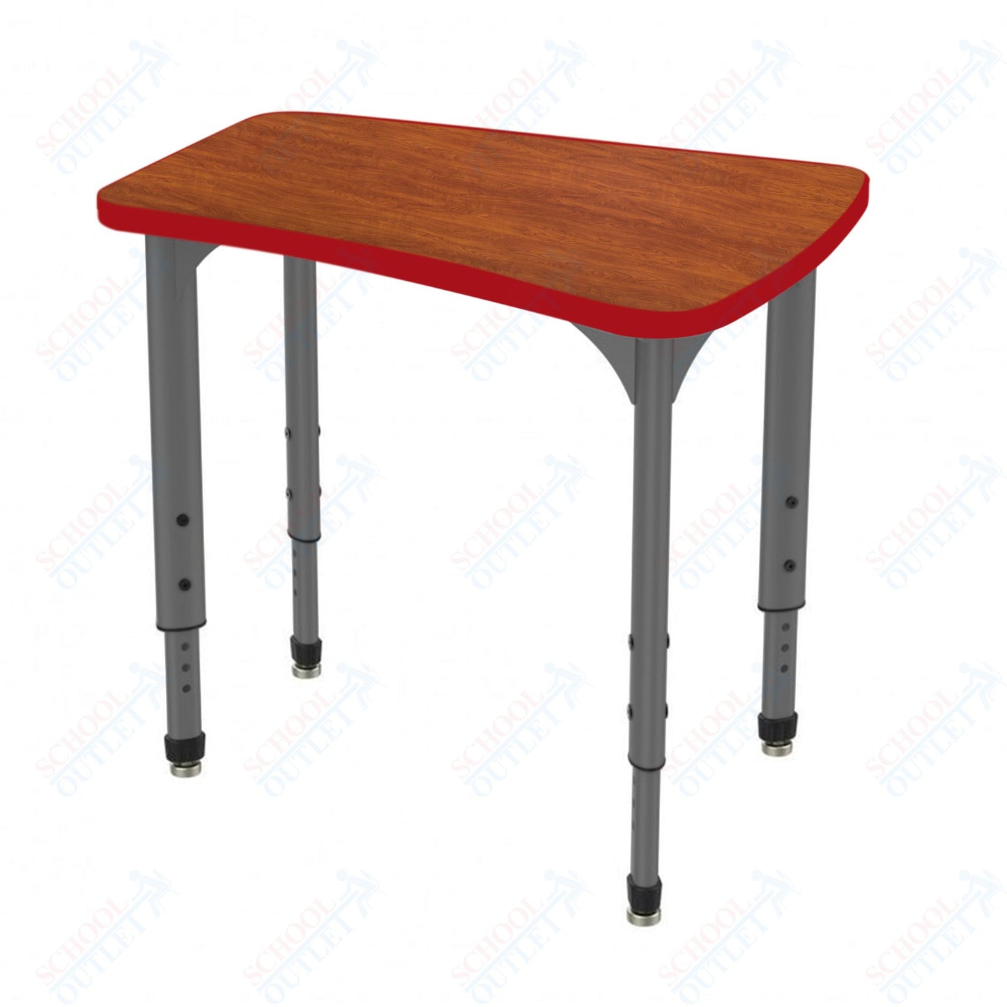 Marco Apex Series Flare Preschool Collaborative Desk 30" x 24" Adjustable Height 17"-24" (38-2274-MB)