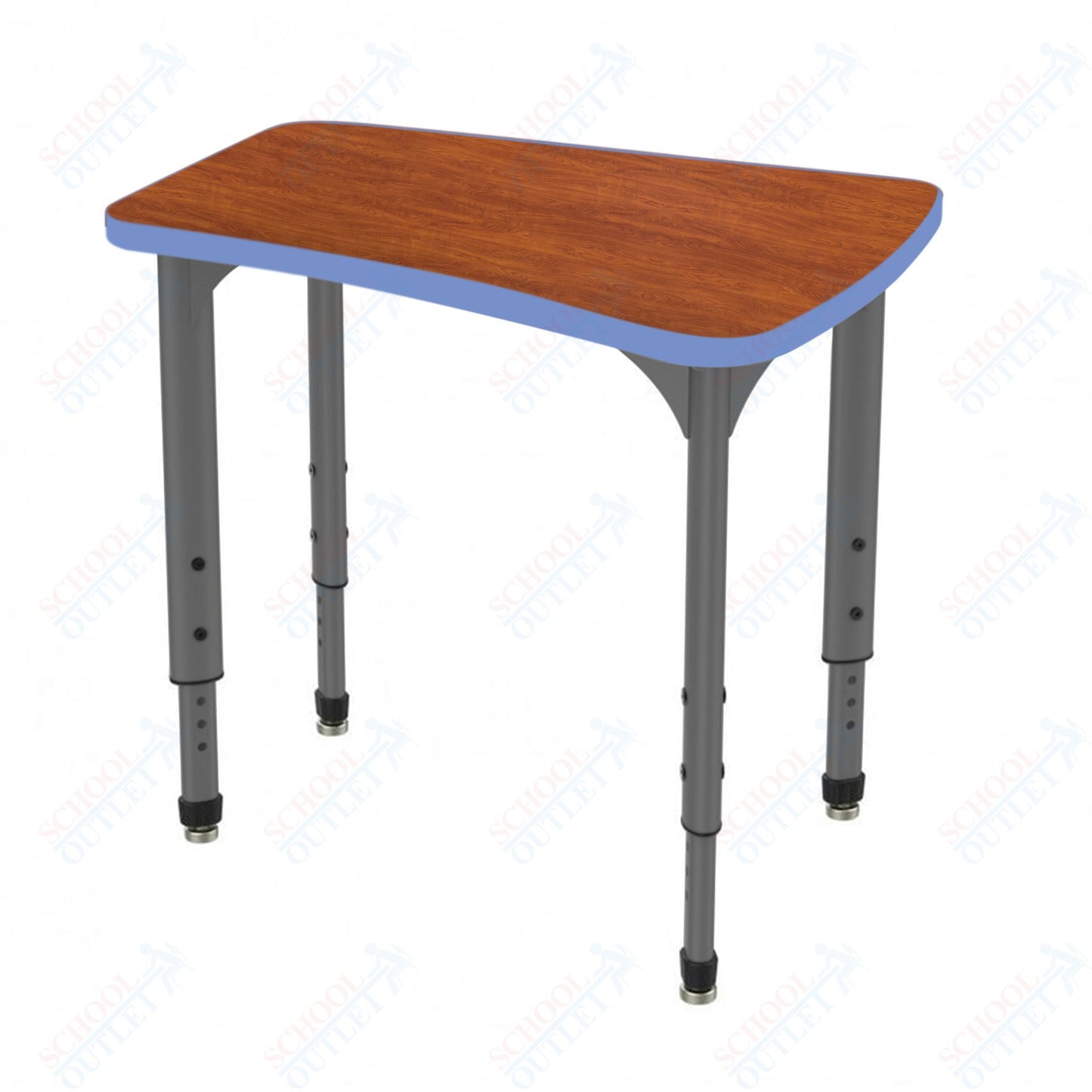 Marco Apex Series Flare Preschool Collaborative Desk 30" x 24" Adjustable Height 17"-24" (38-2274-MB)