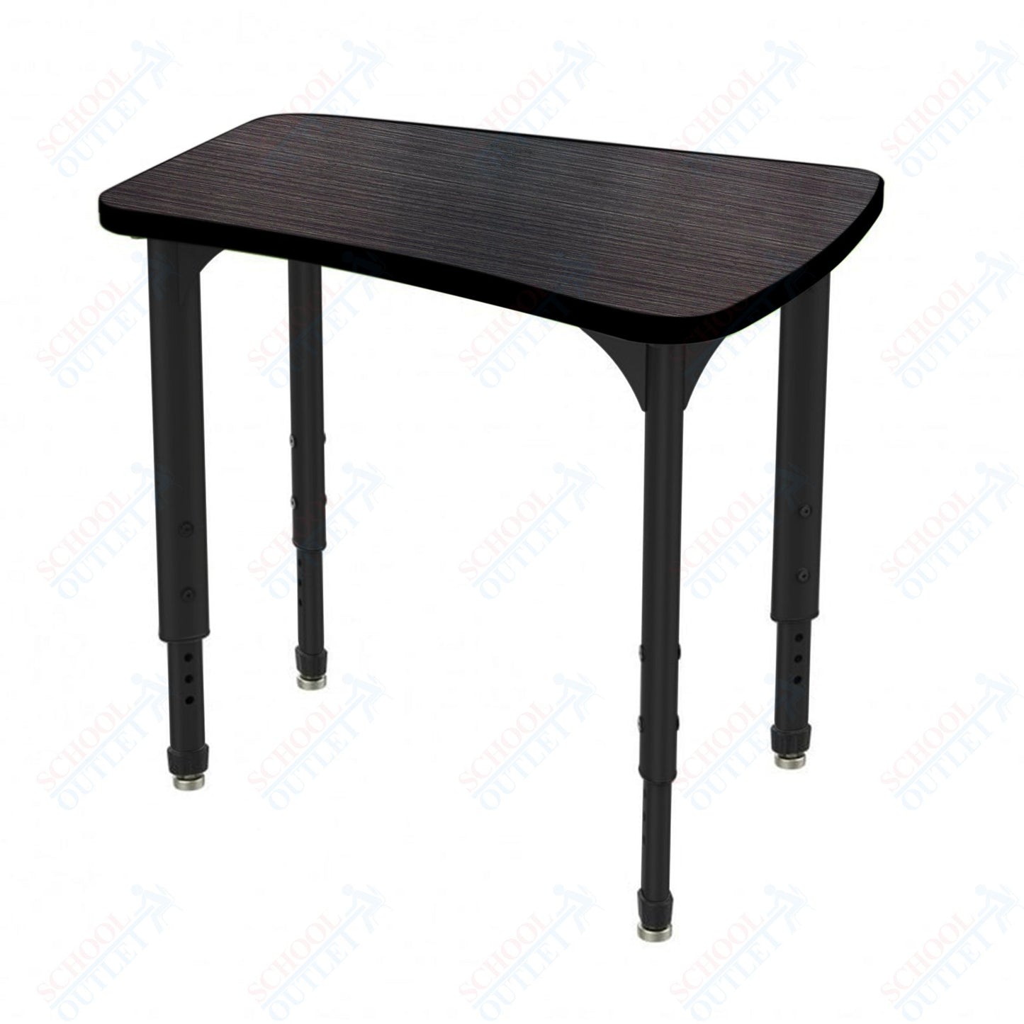 Marco Apex Series Flare Preschool Collaborative Desk 30" x 24" Adjustable Height 17"-24" (38-2274-MB)