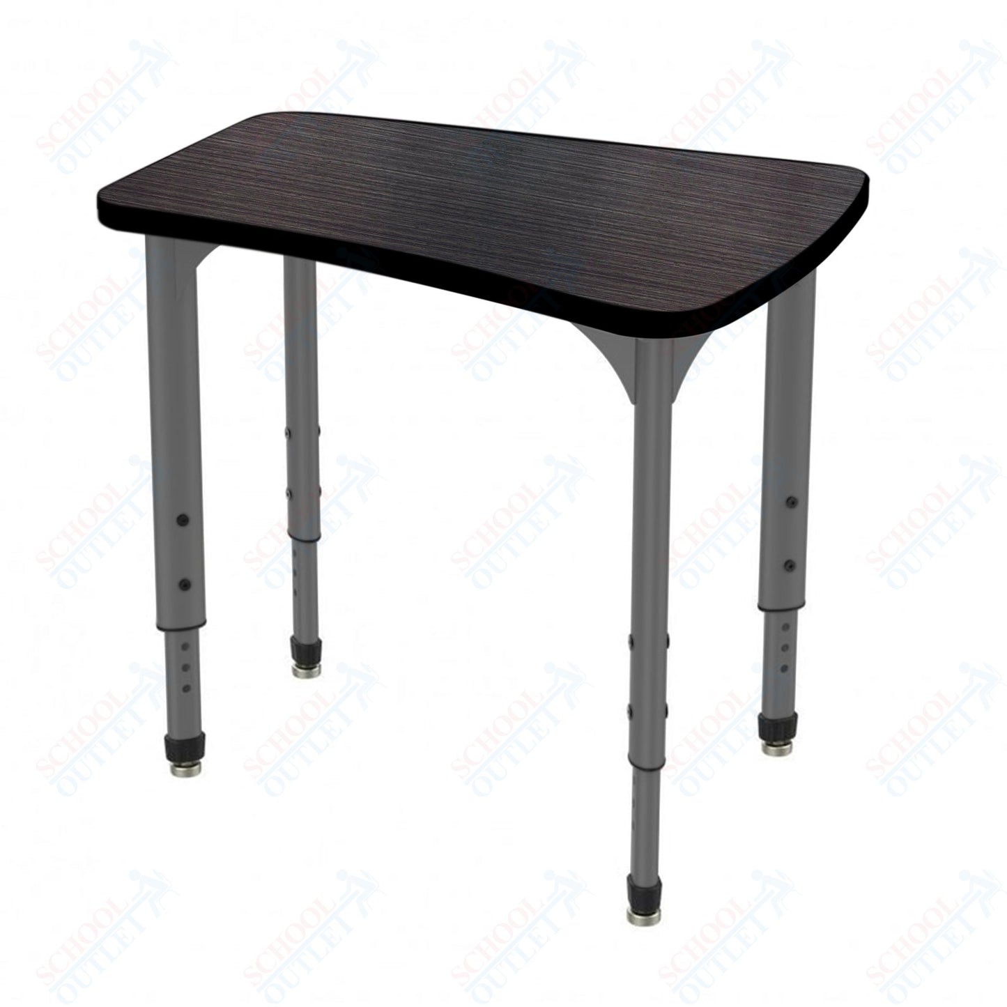 Marco Apex Series Flare Preschool Collaborative Desk 30" x 24" Adjustable Height 17"-24" (38-2274-MB)