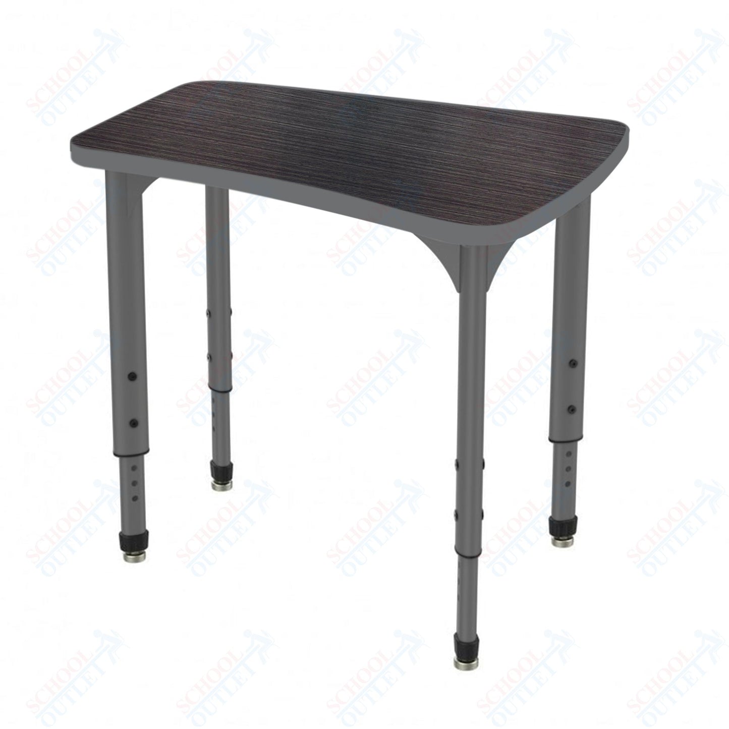 Marco Apex Series Flare Preschool Collaborative Desk 30" x 24" Adjustable Height 17"-24" (38-2274-MB)