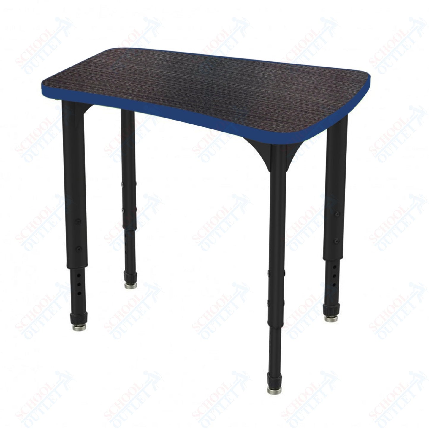 Marco Apex Series Flare Preschool Collaborative Desk 30" x 24" Adjustable Height 17"-24" (38-2274-MB)