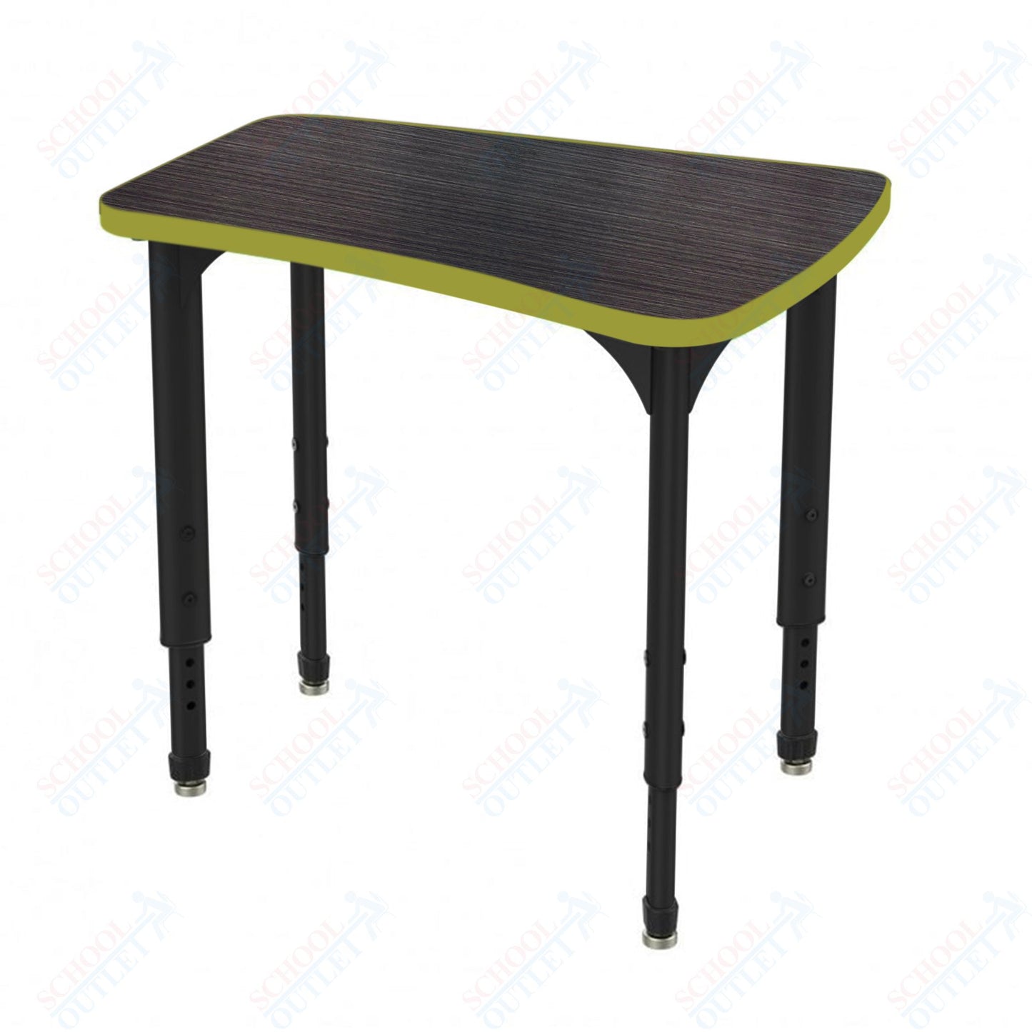 Marco Apex Series Flare Preschool Collaborative Desk 30" x 24" Adjustable Height 17"-24" (38-2274-MB)