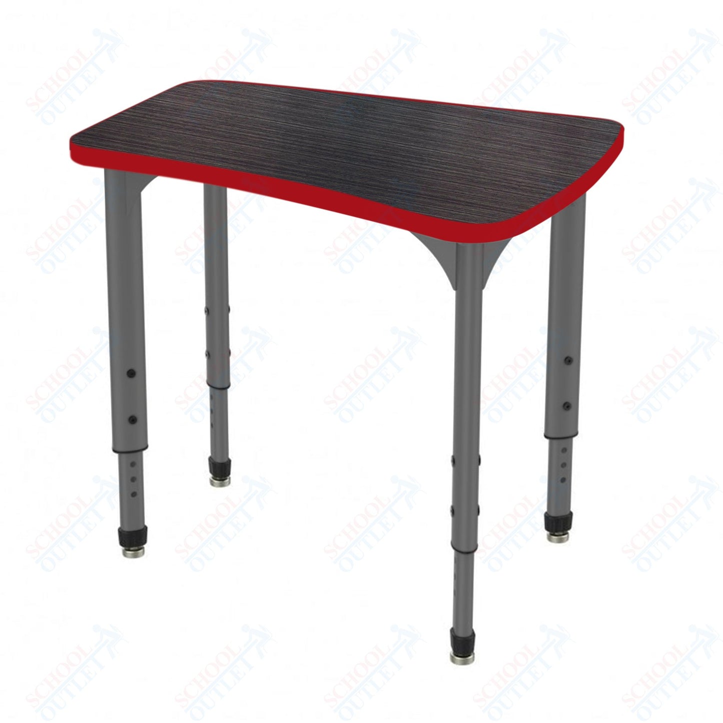 Marco Apex Series Flare Preschool Collaborative Desk 30" x 24" Adjustable Height 17"-24" (38-2274-MB)