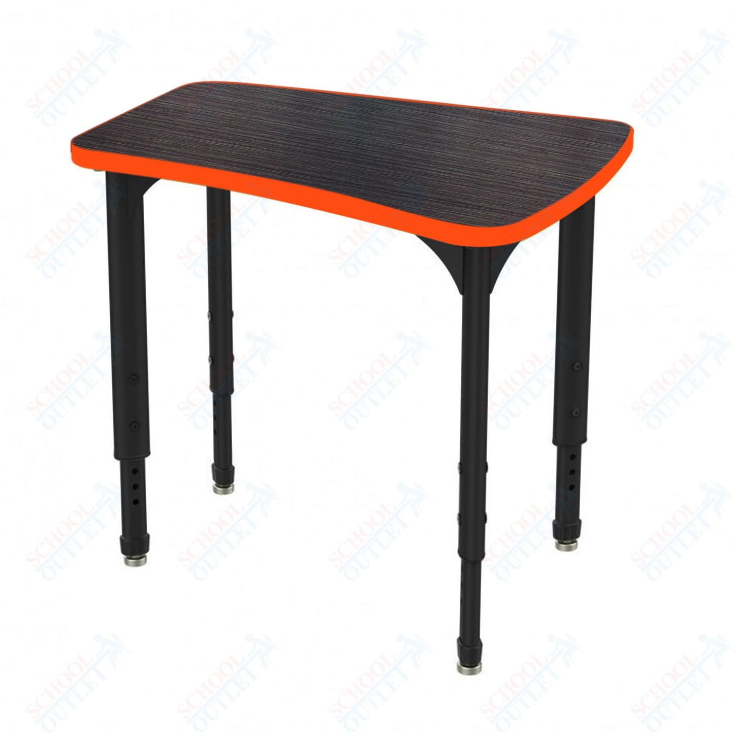 Marco Apex Series Flare Preschool Collaborative Desk 30" x 24" Adjustable Height 17"-24" (38-2274-MB)