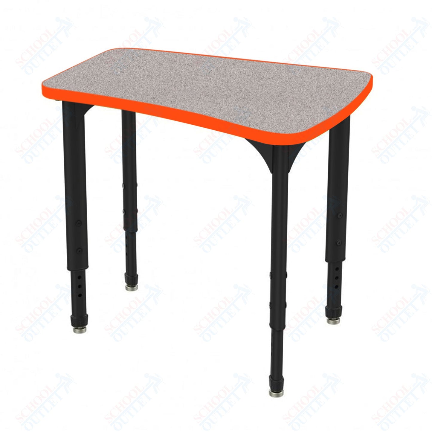 Marco Apex Series Flare Preschool Collaborative Desk 30" x 24" Adjustable Height 17"-24" (38-2274-MB)