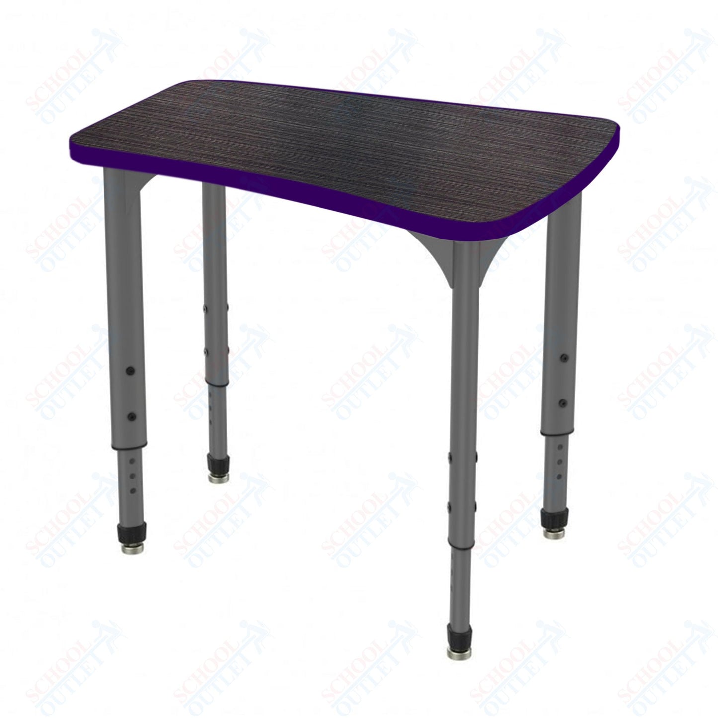 Marco Apex Series Flare Preschool Collaborative Desk 30" x 24" Adjustable Height 17"-24" (38-2274-MB)